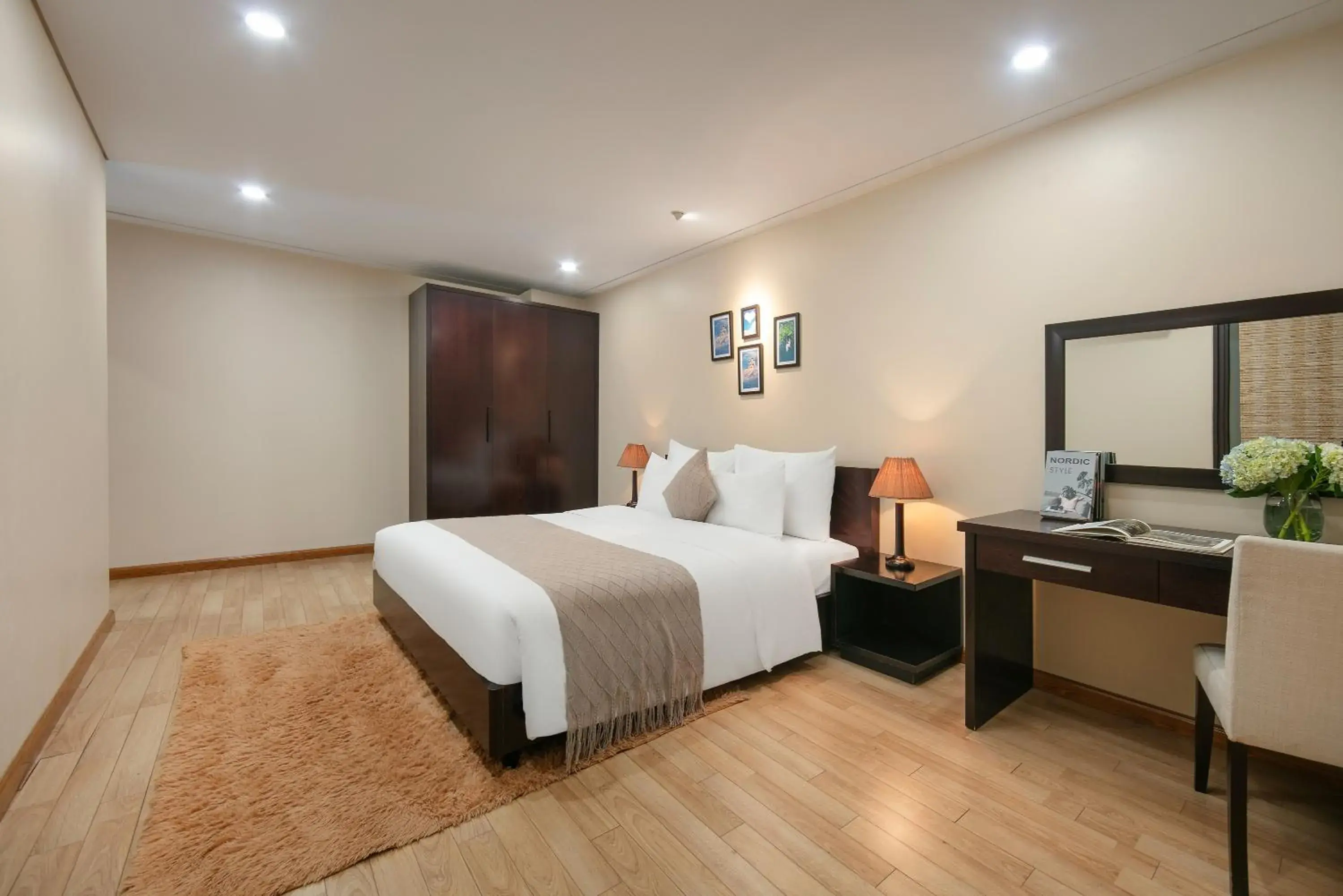 Bedroom, Bed in HB Serviced Apartment - 121B Quan Hoa Bedroom, Bed in HB Serviced Apartment - 121B Quan Hoa