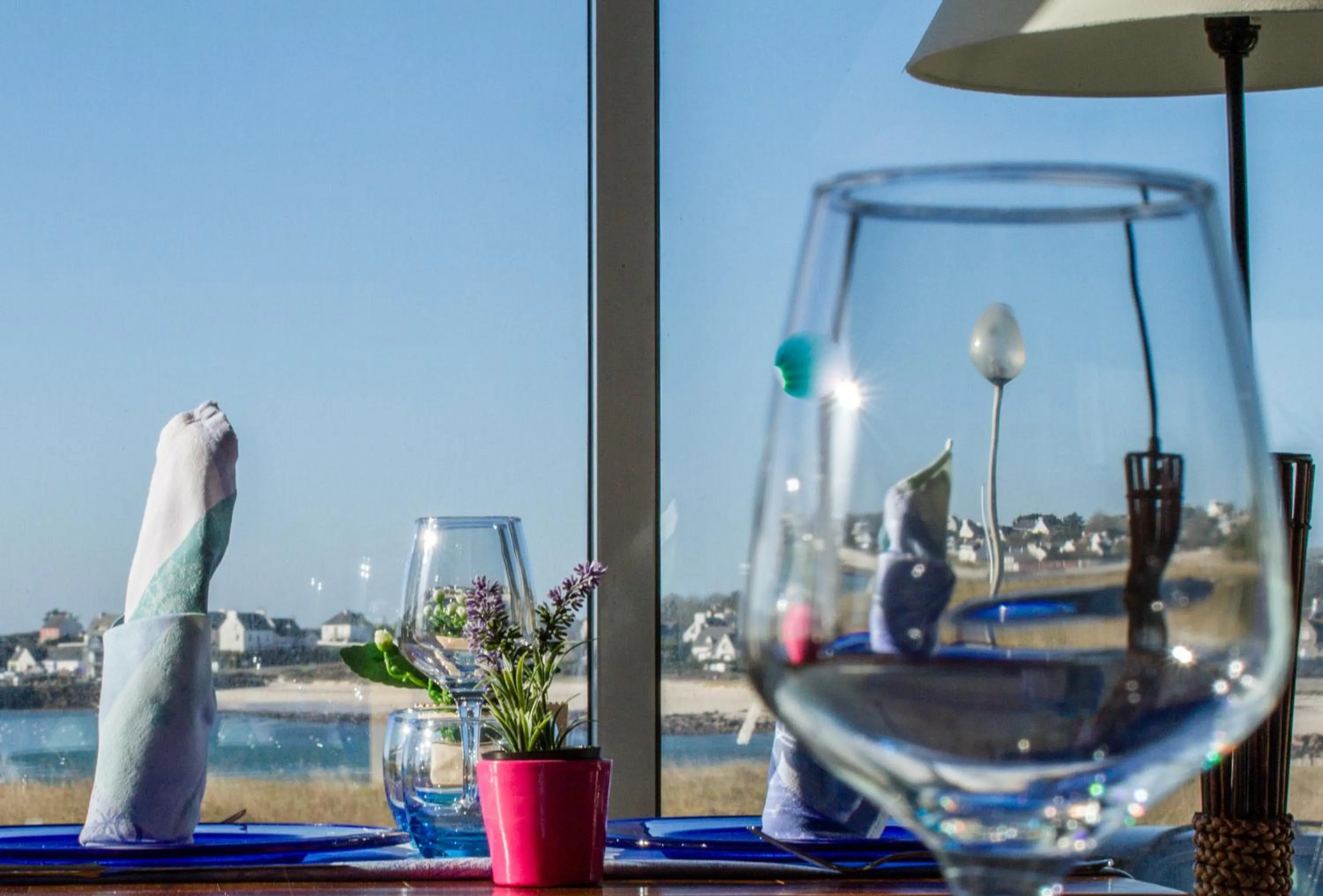 Sea view in Hotel Restaurant De La Plage