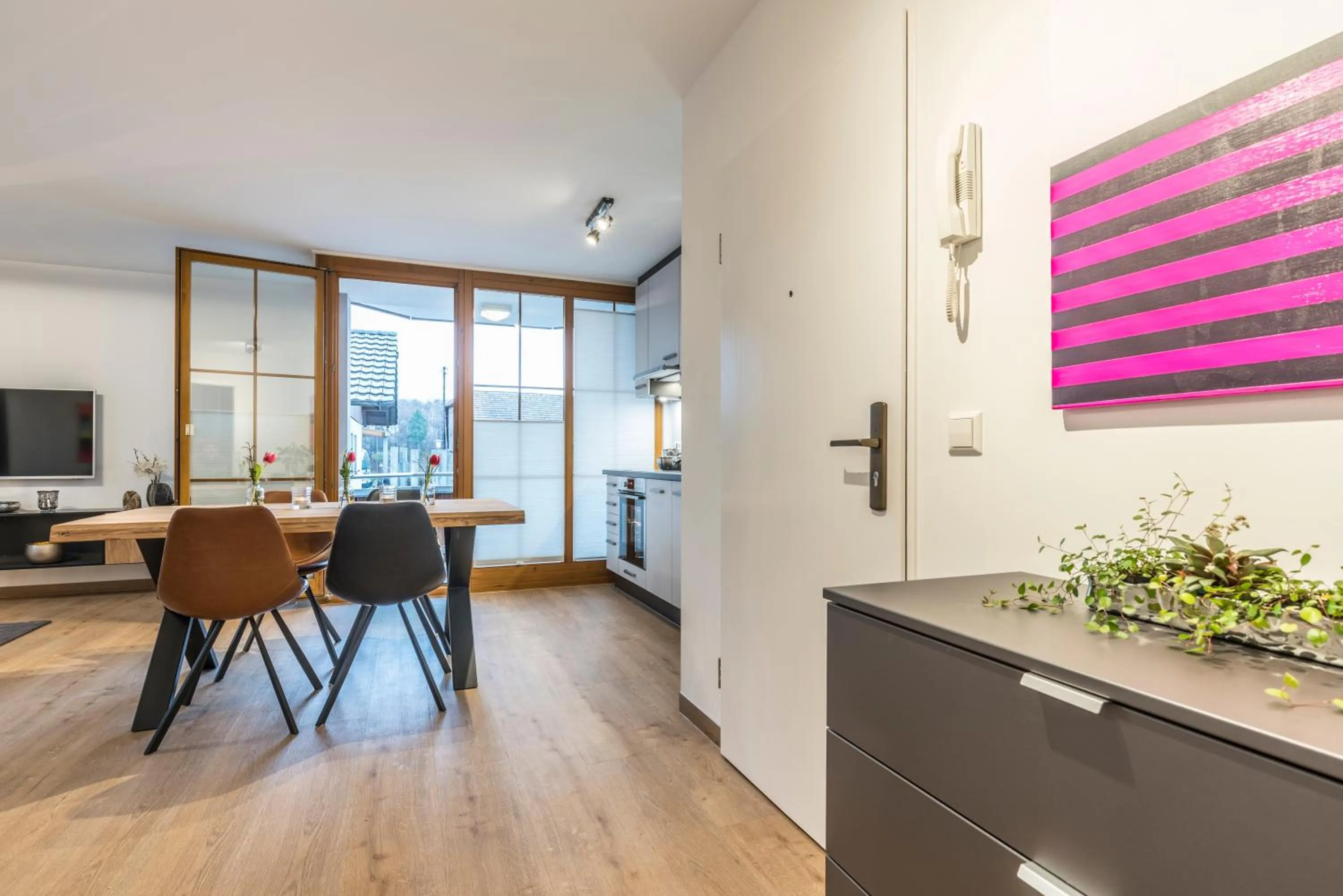 RH-Appartements 15 Minuten von Basel im Dorf Rührberg