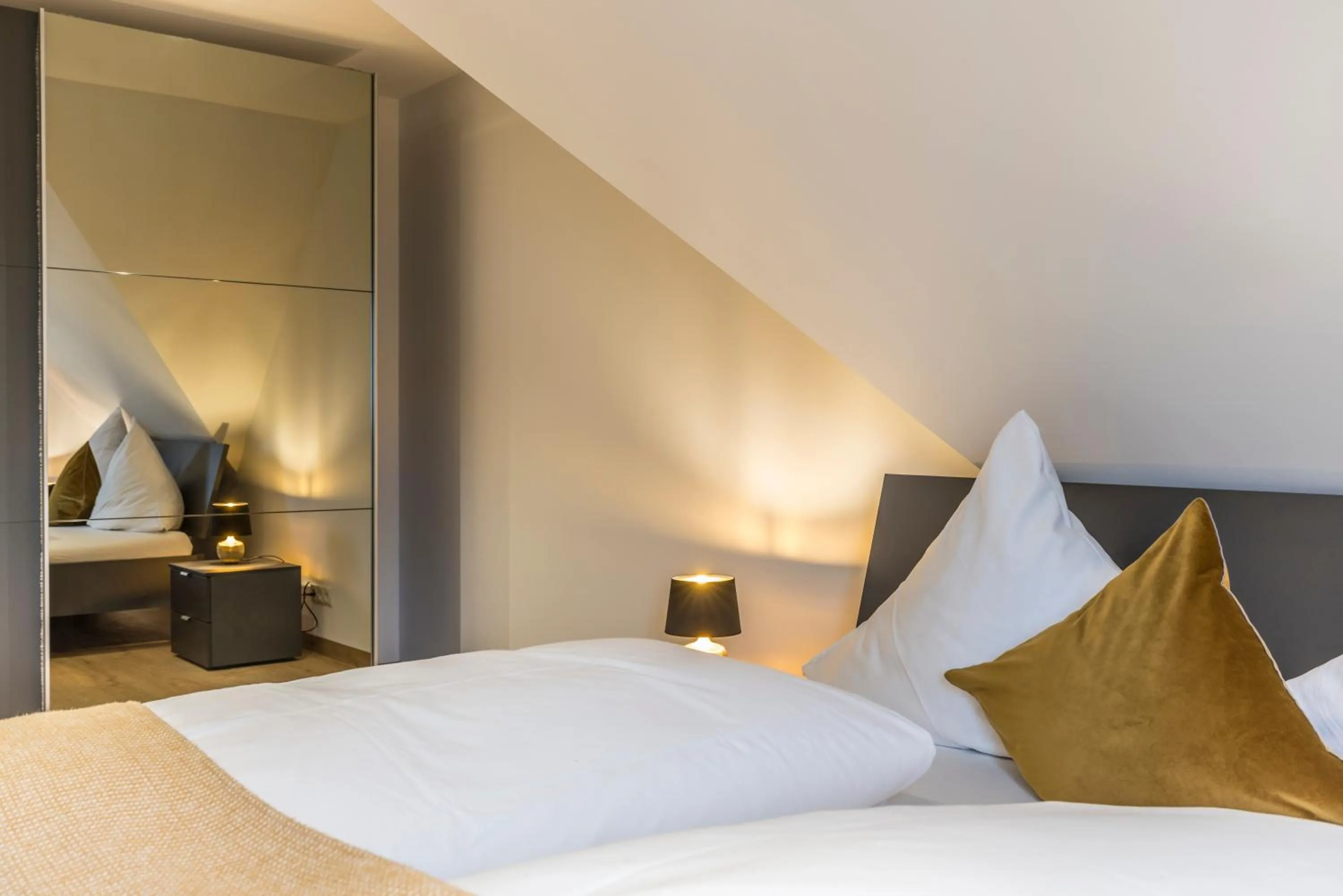 Bed in RH-Appartements 15 Minuten von Basel im Dorf Rührberg