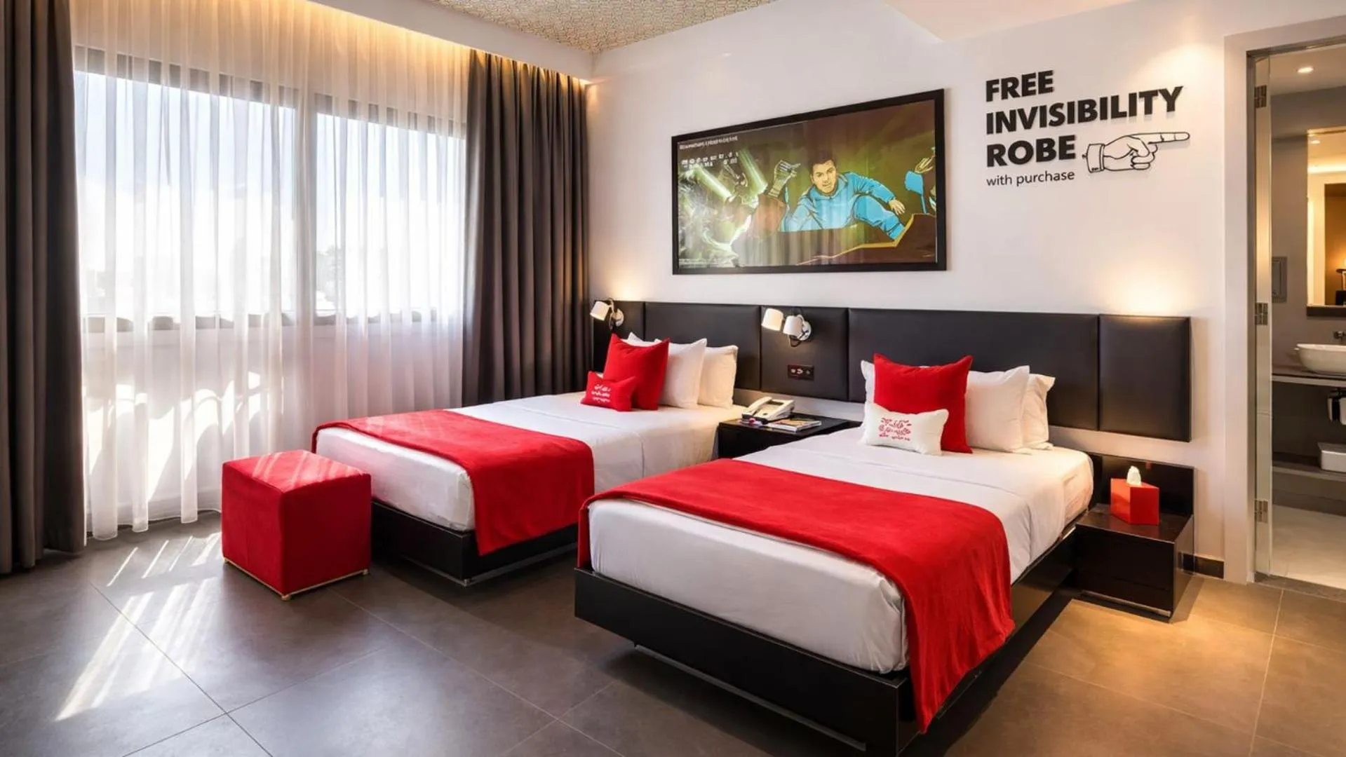 Bedroom, Bed in The Smallville Hotel