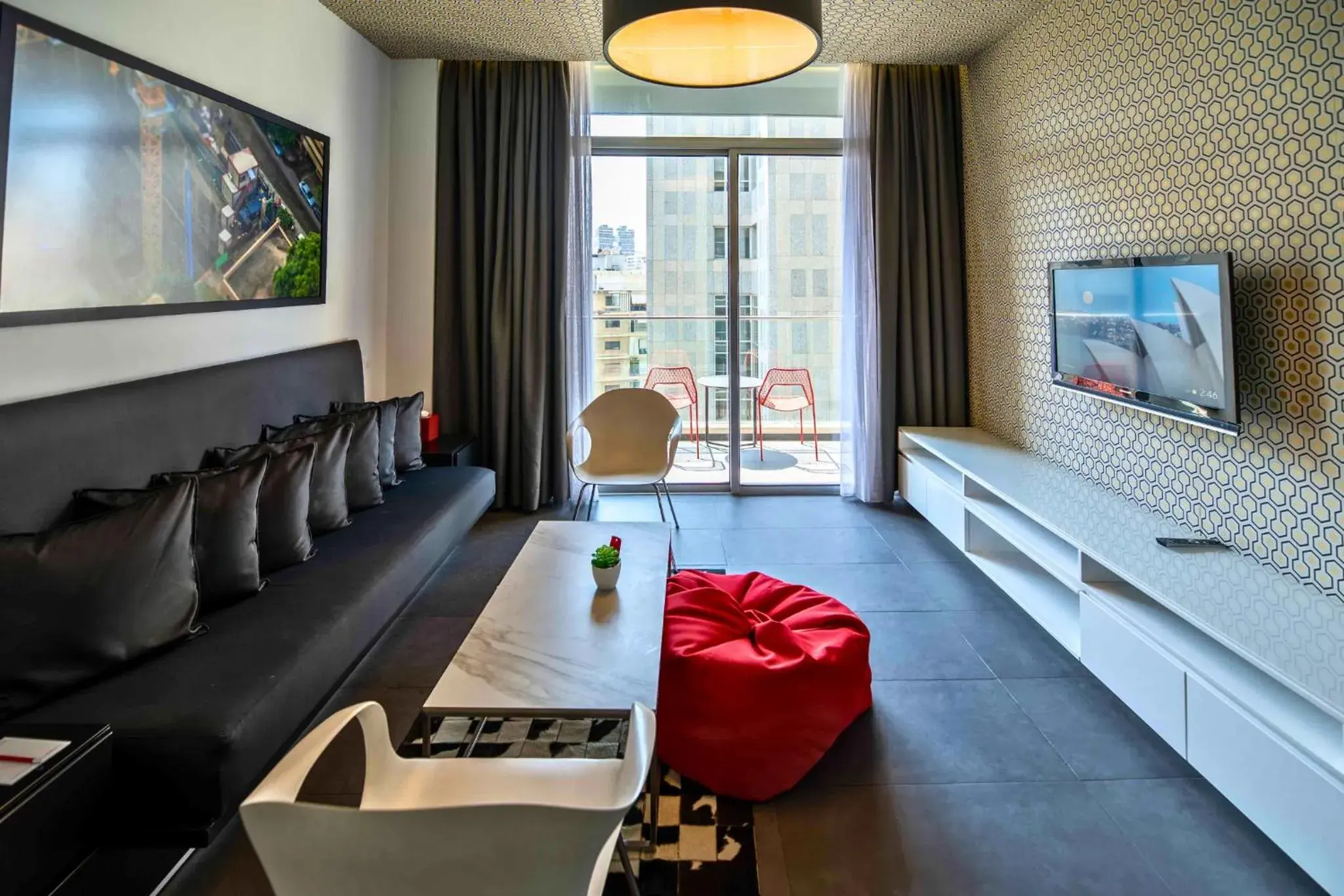 Living room in The Smallville Hotel Living room in The Smallville Hotel