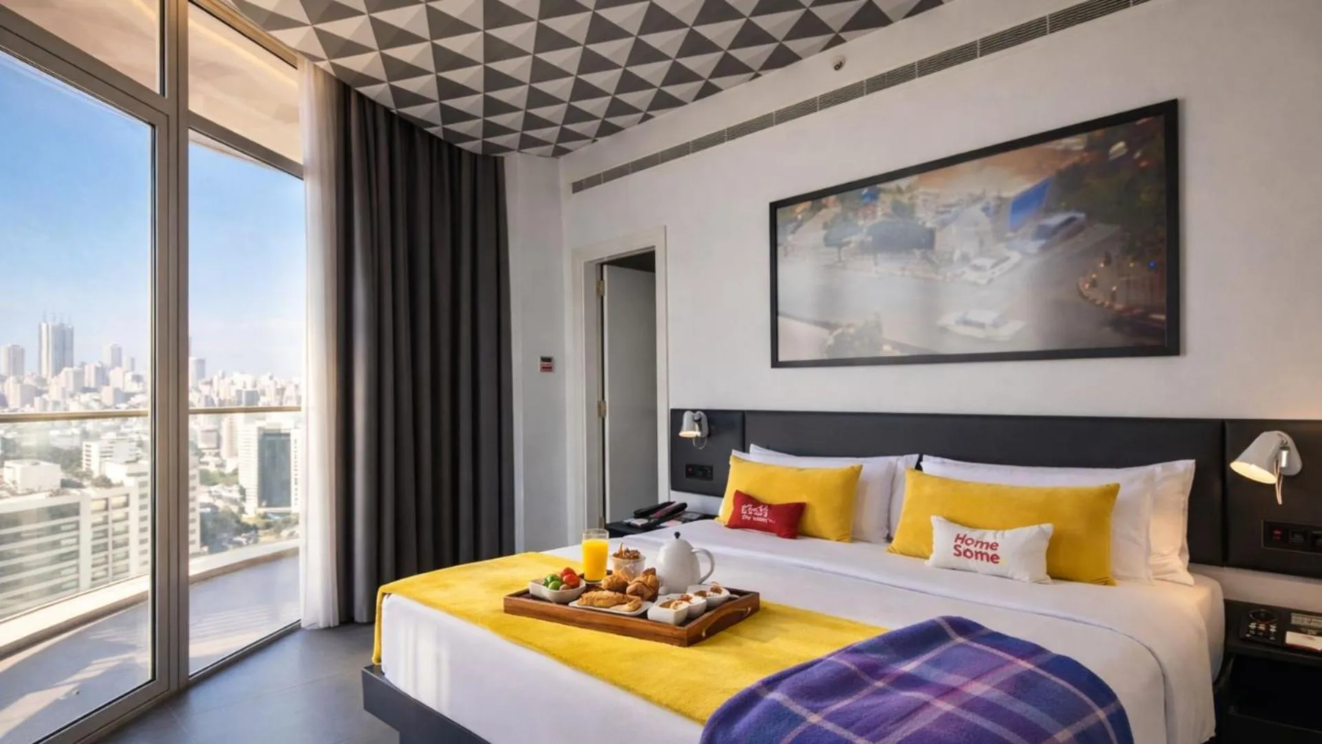 Bed in The Smallville Hotel