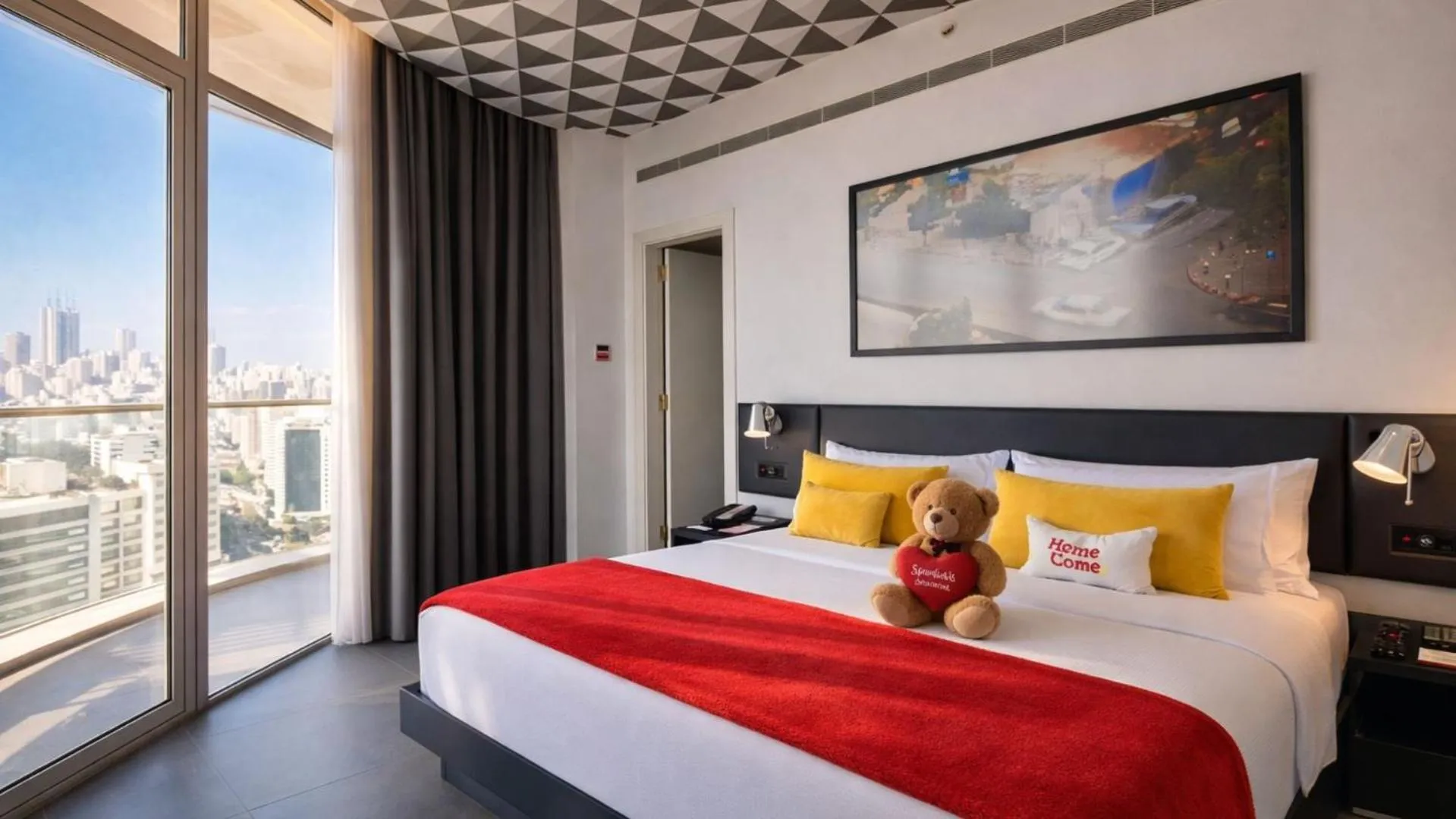 Bed in The Smallville Hotel