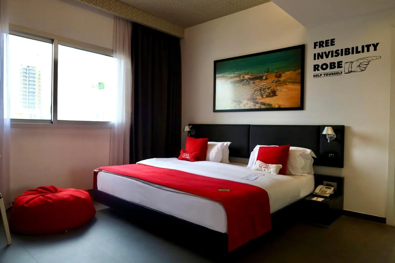 Bed in The Smallville Hotel