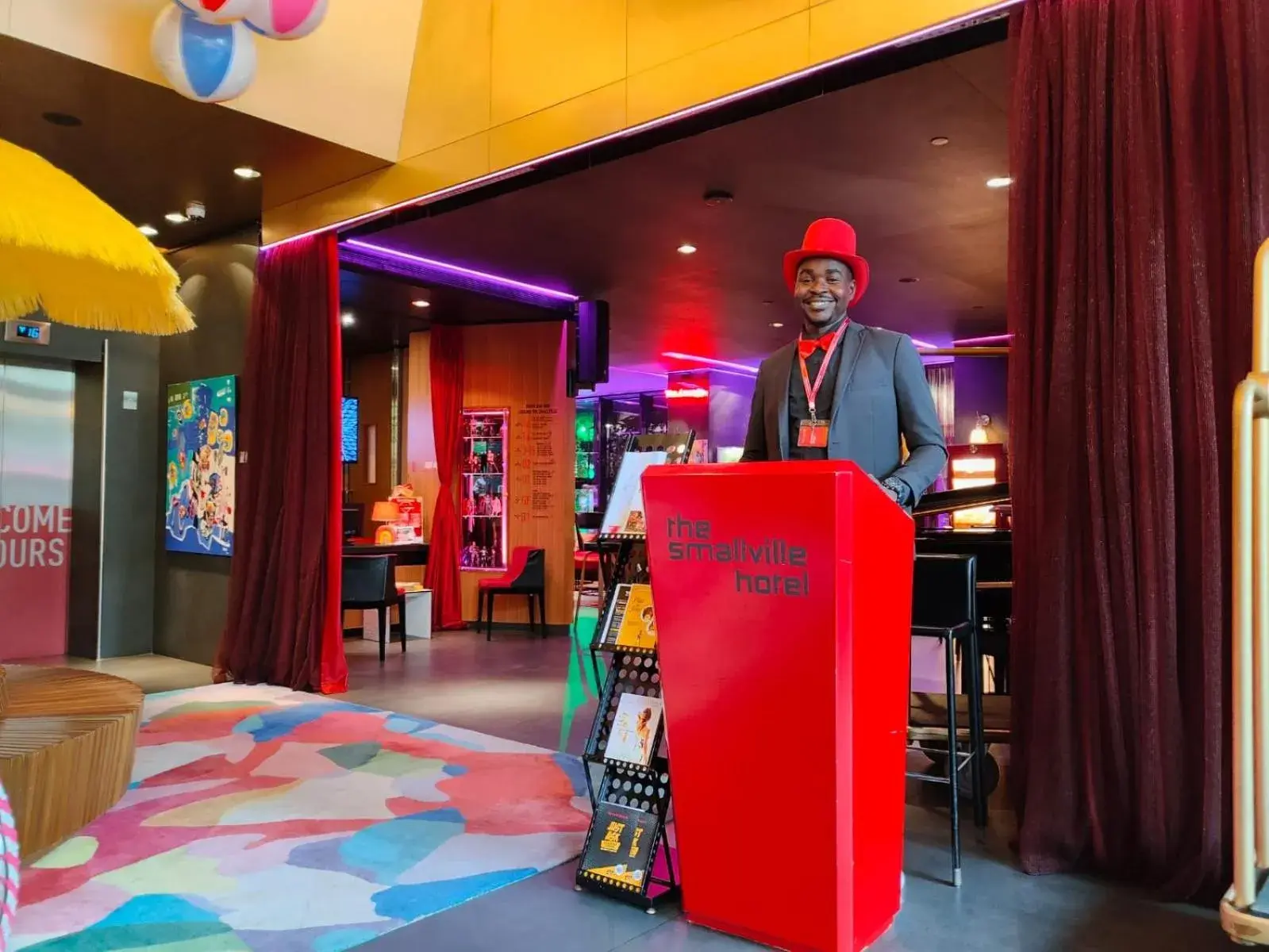 Lobby or reception in The Smallville Hotel Lobby or reception in The Smallville Hotel