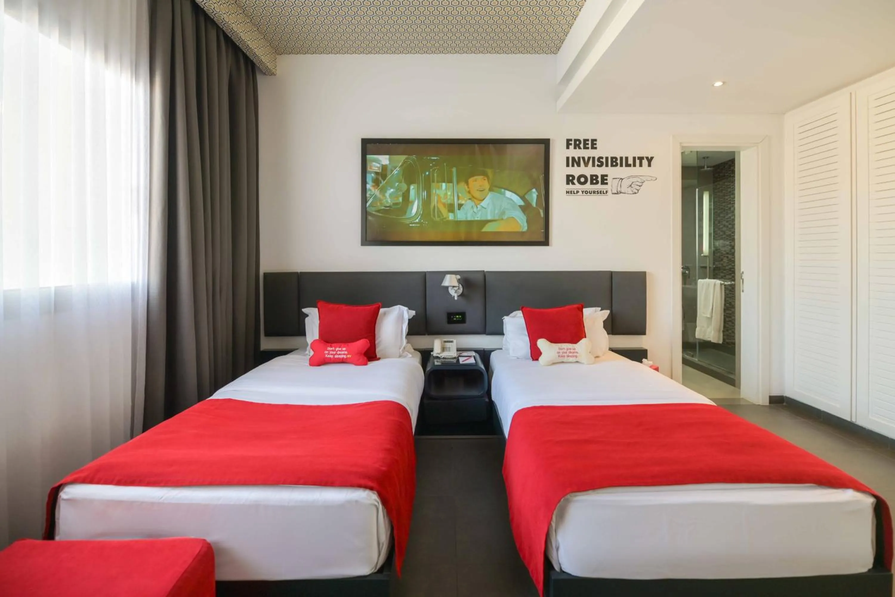 Bed in The Smallville Hotel