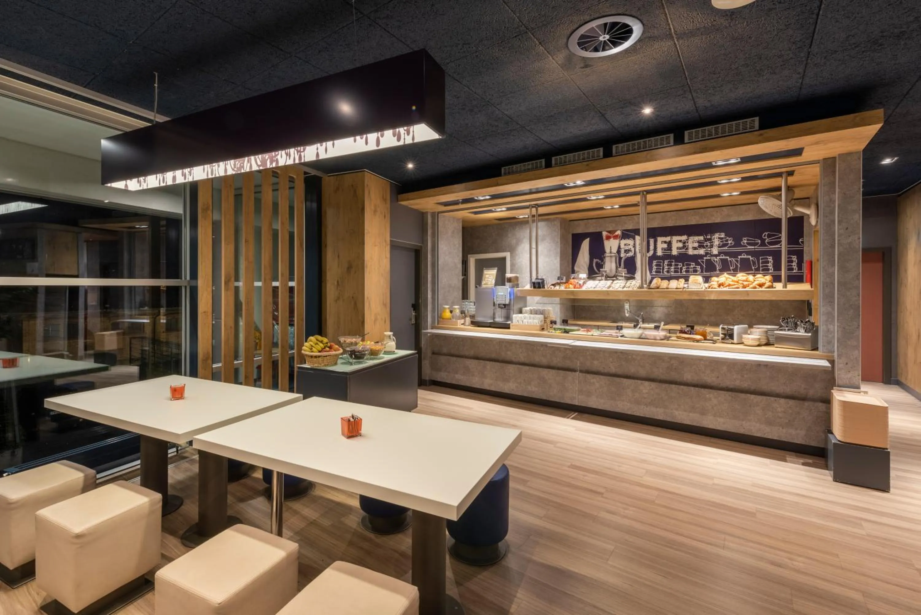 Continental breakfast in ibis budget Bern Expo