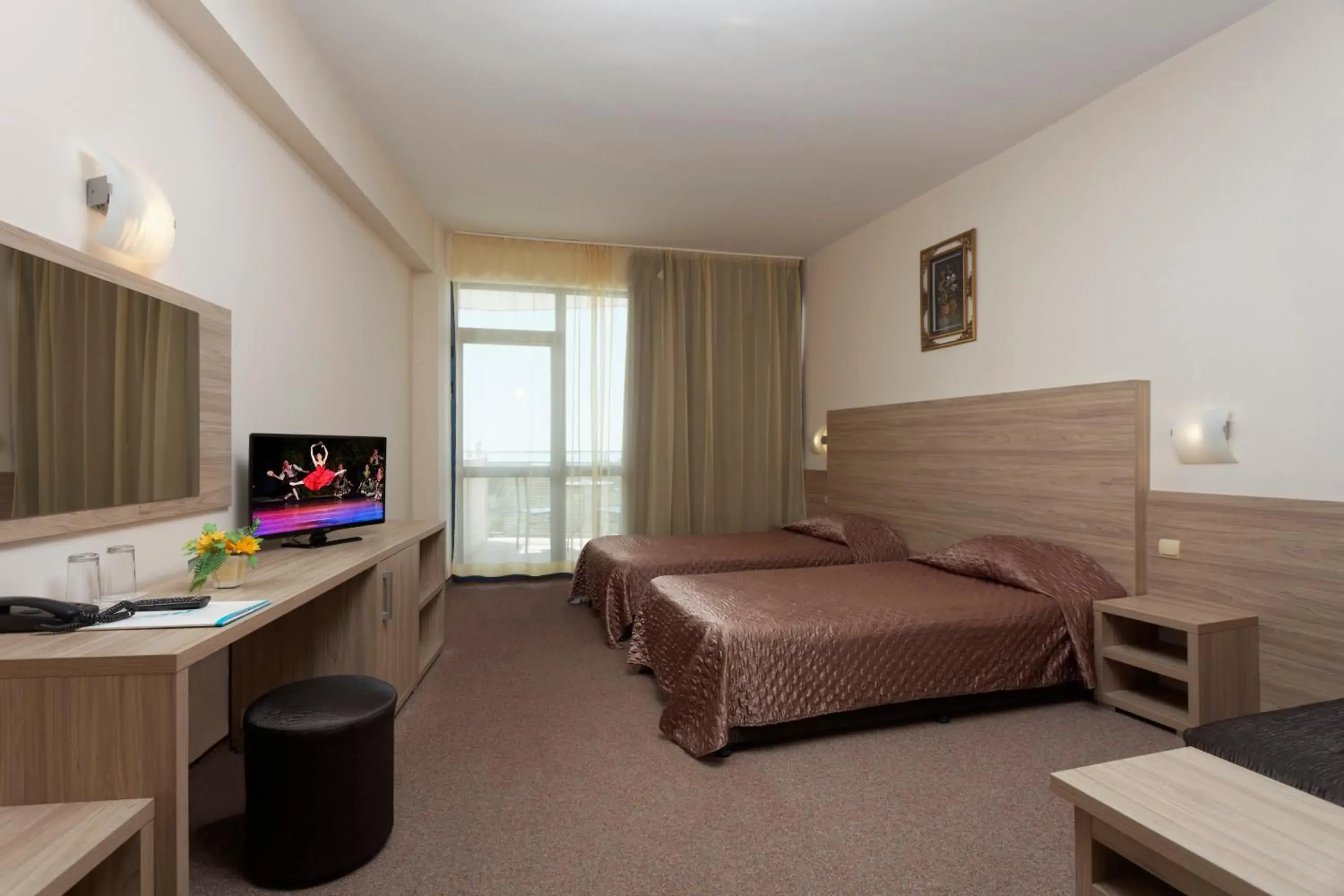 Double Room with Balcony and Side Sea View (3 adults) in Elena Hotel and Wellness - All Inclusive Double Room with Balcony and Side Sea View (3 adults) in Elena Hotel and Wellness - All Inclusive