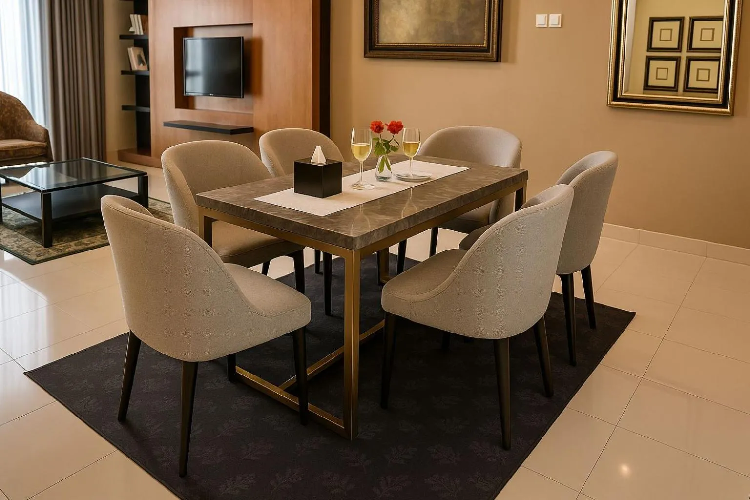 Living room in The Bellezza Suites by Nemuru