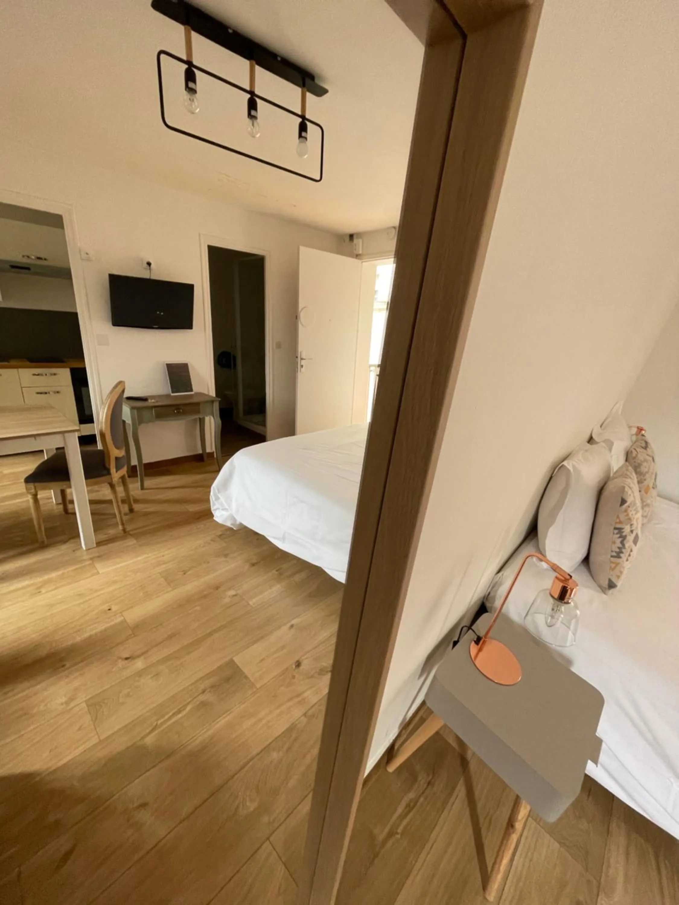 Bed in Hotel Abat Jour