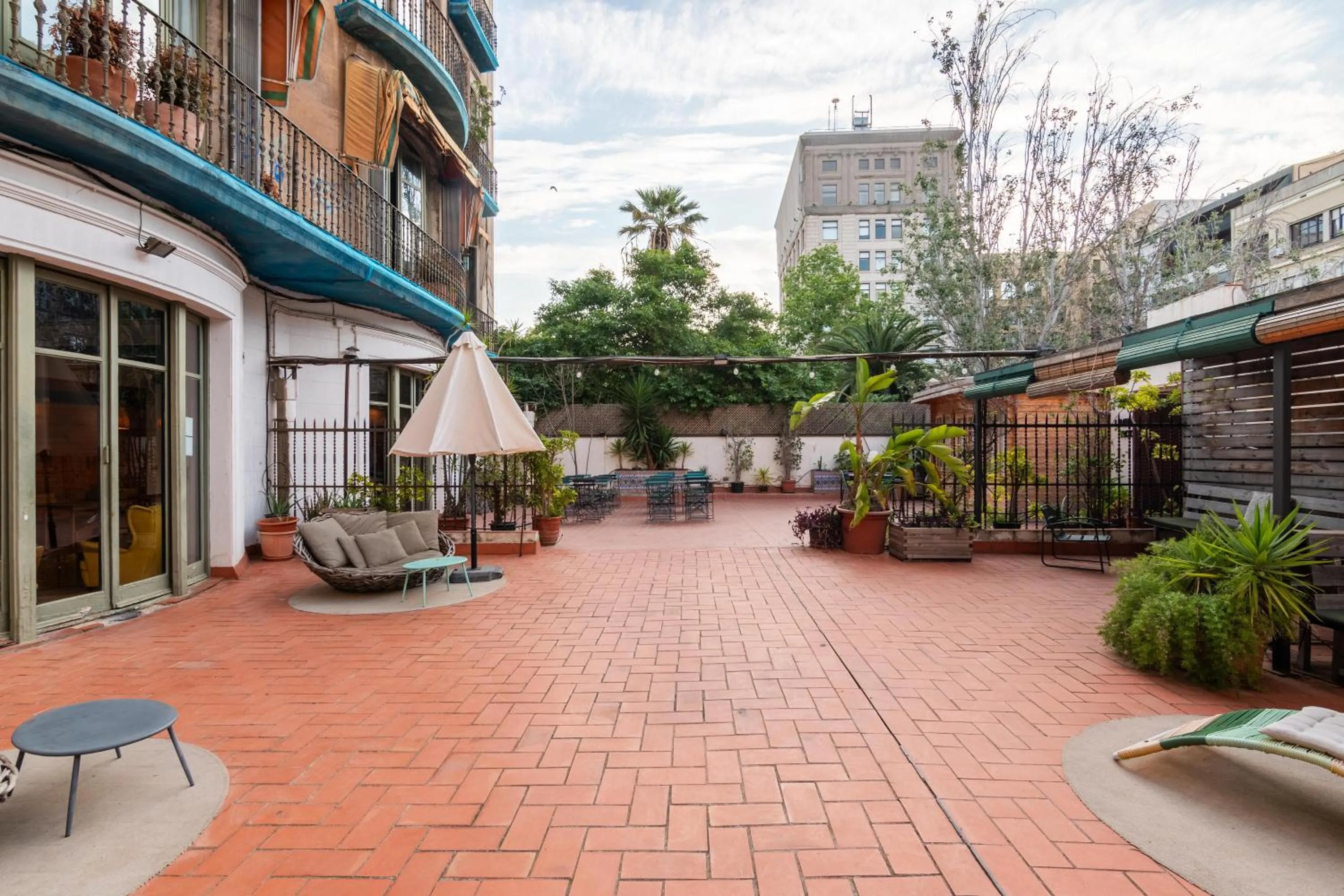 Patio in The Central House Barcelona Gracia