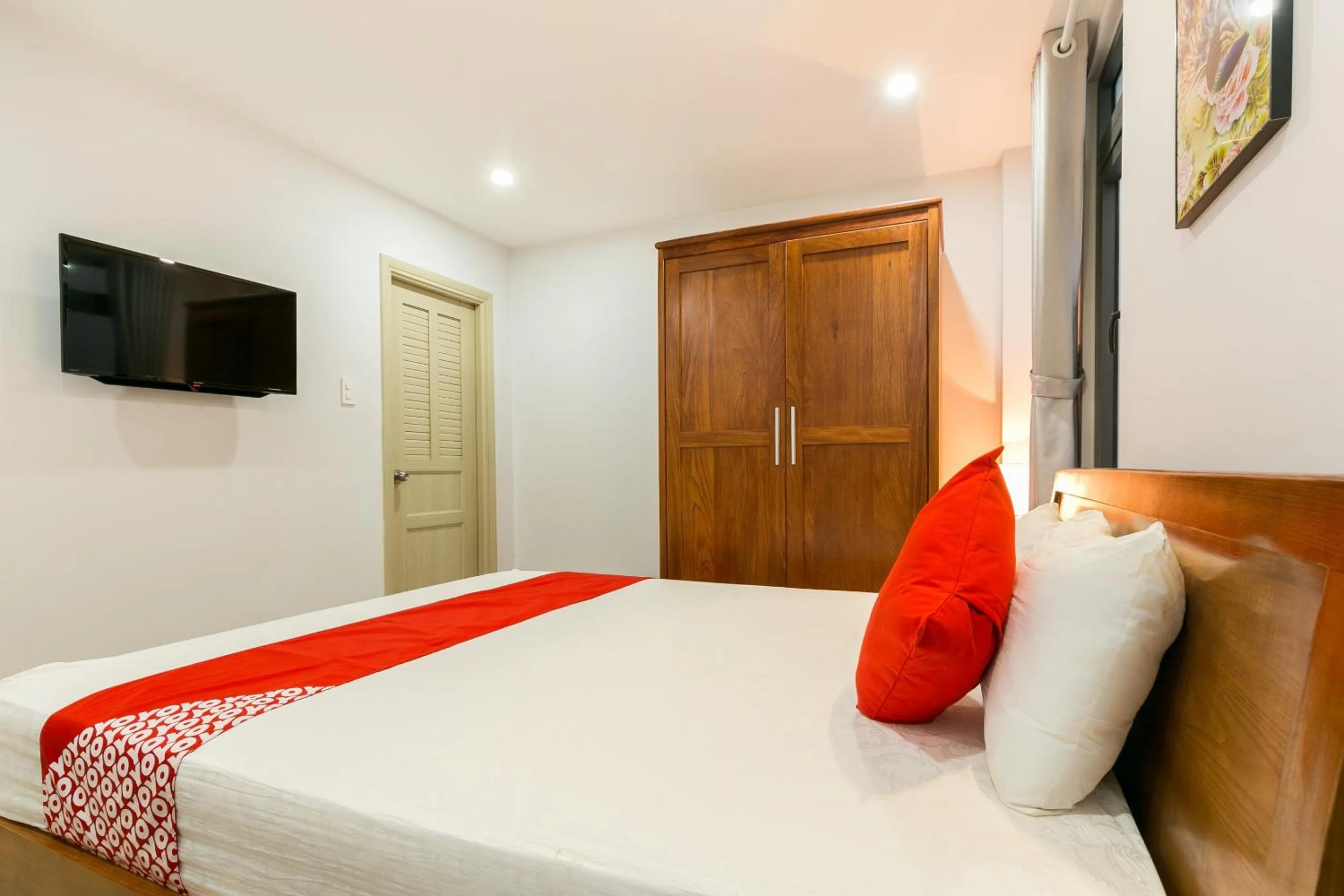 Bedroom, Bed in Super OYO 520 Friendly Homestay