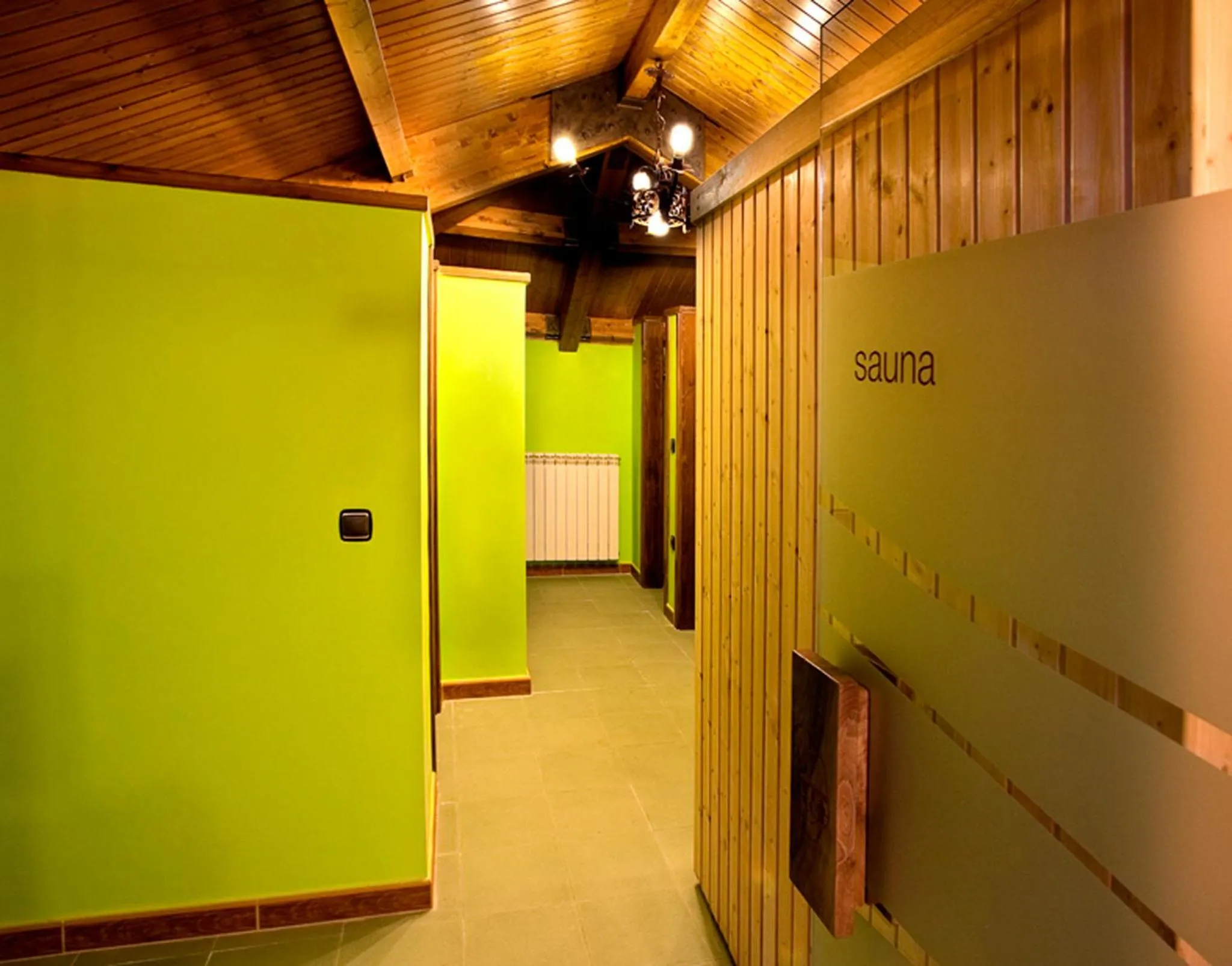 Sauna in Villa Ferrera Posada Rural