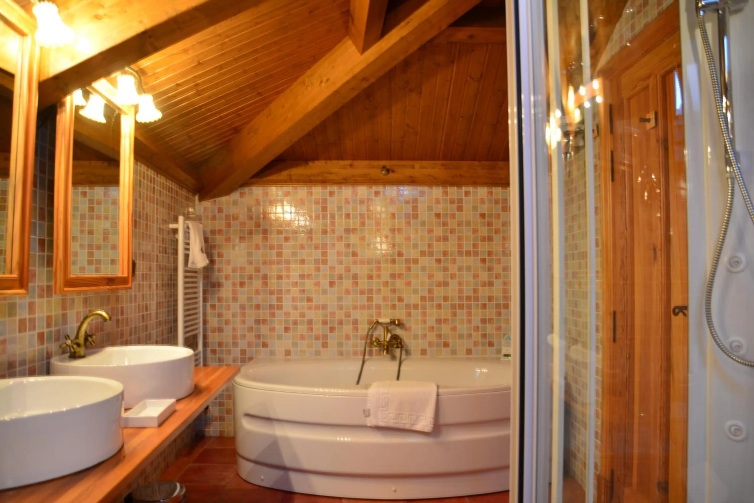 Bathroom in Villa Ferrera Posada Rural