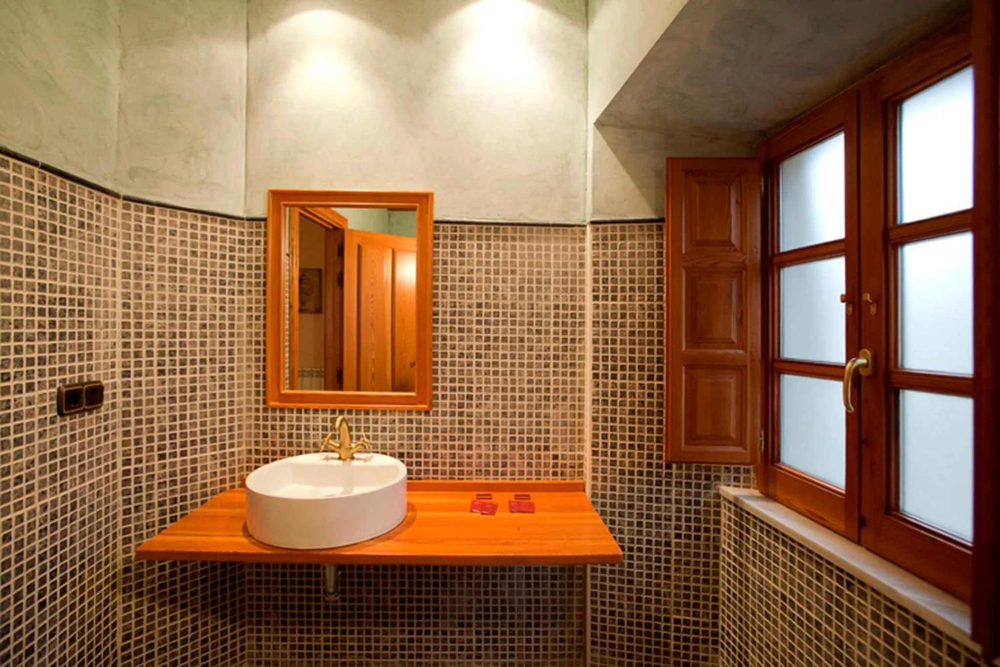 Toilet in Villa Ferrera Posada Rural