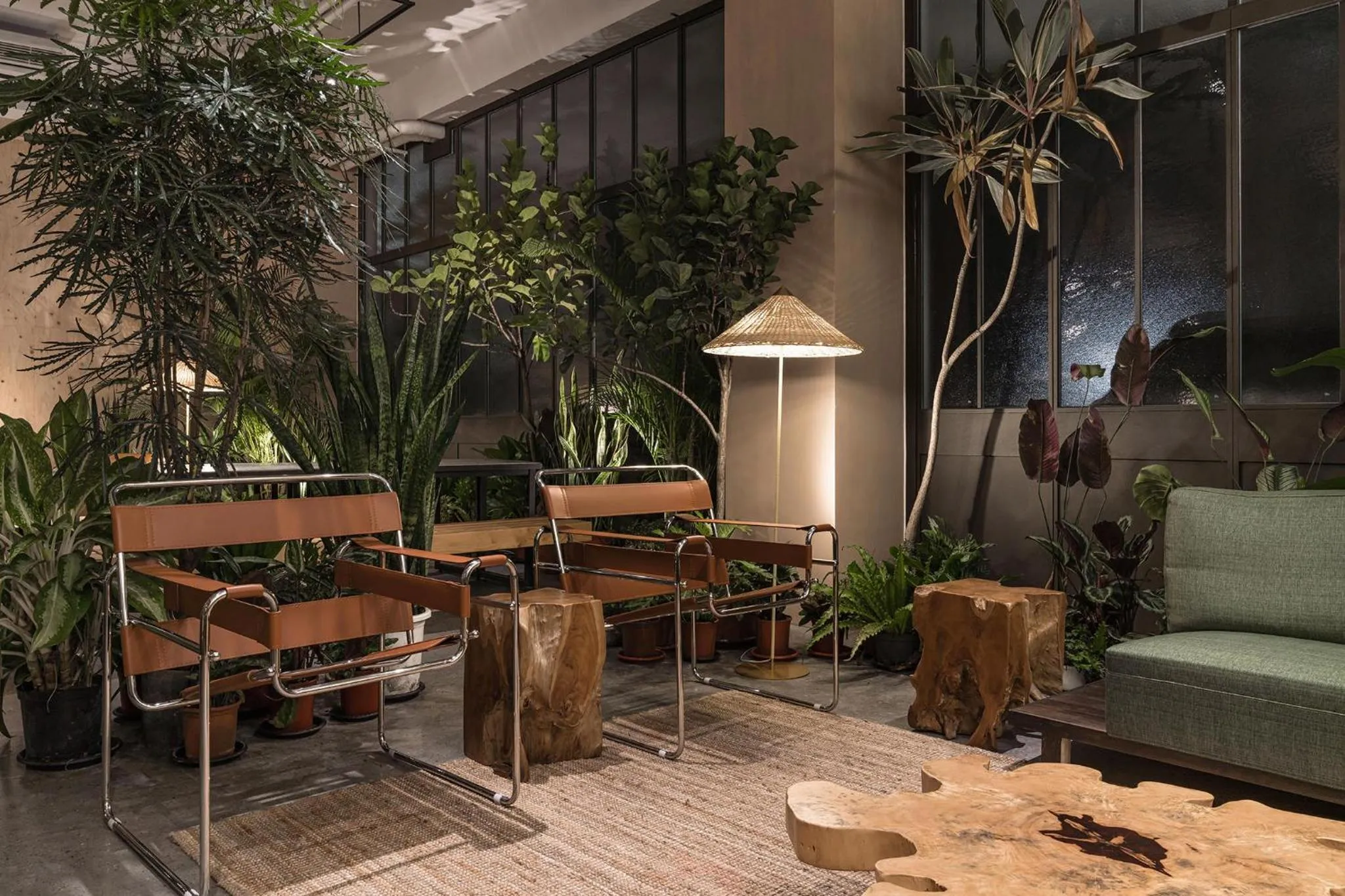 Seating area in SI Hotel