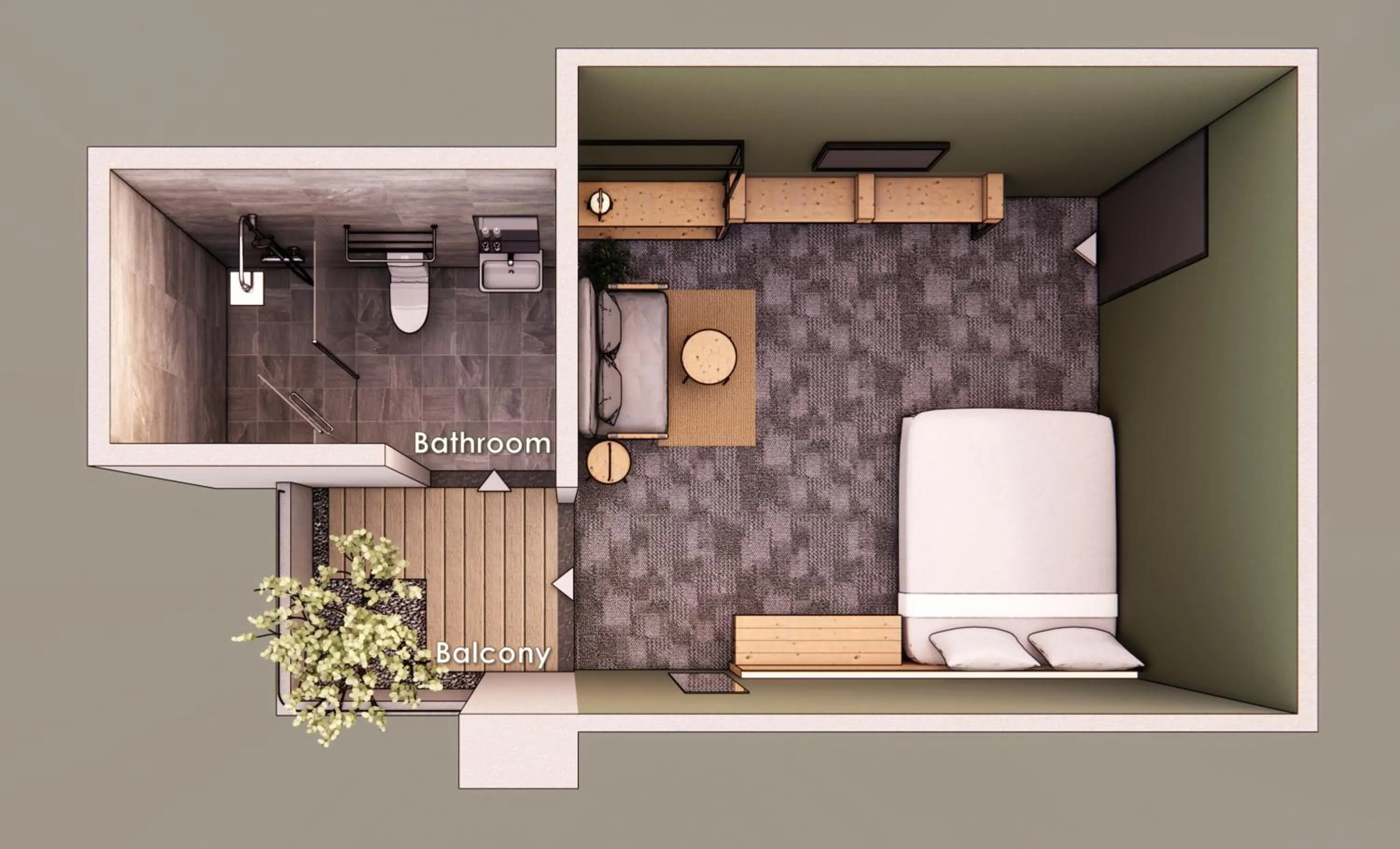 Photo of the whole room in SI Hotel