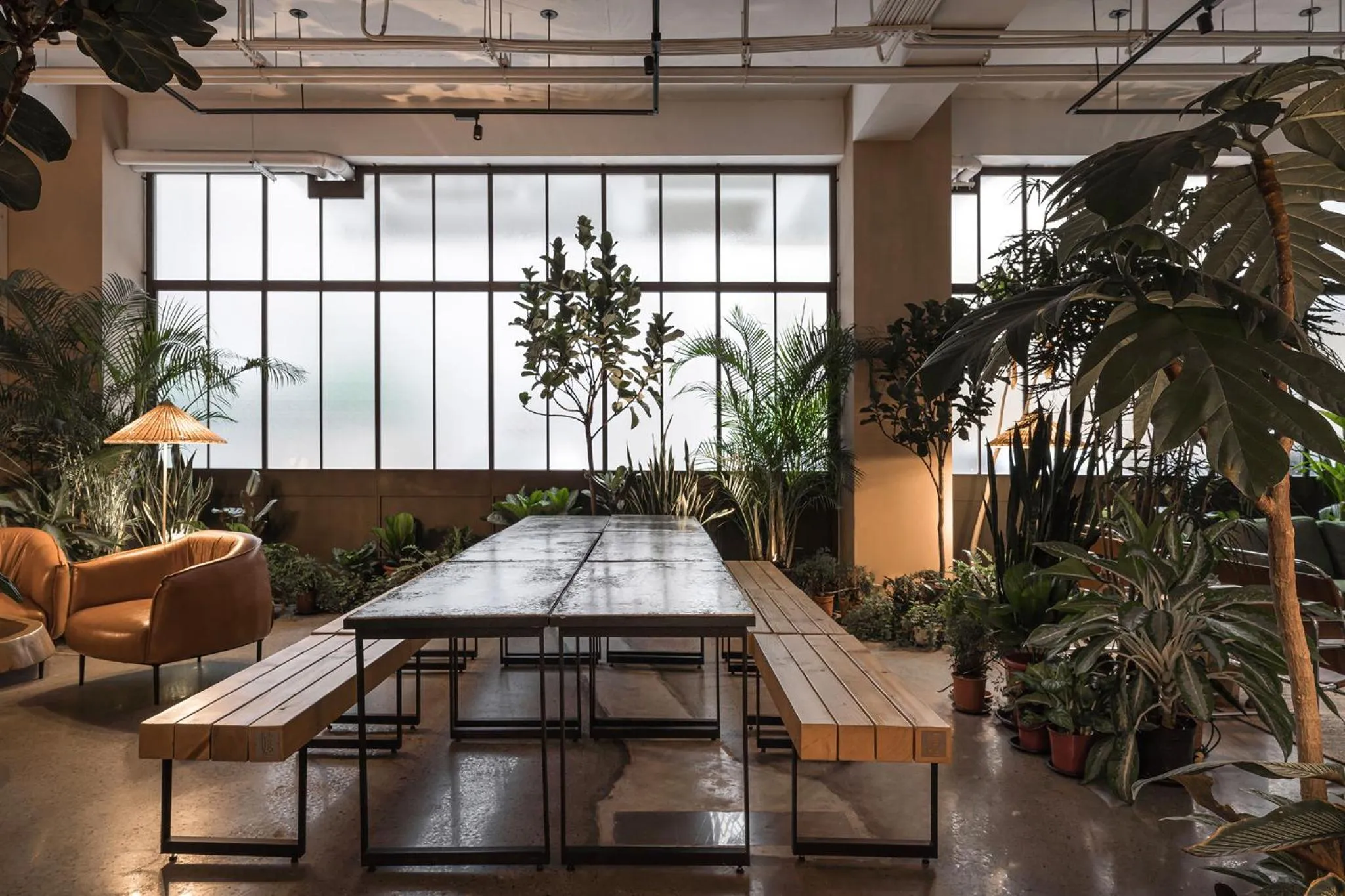 Seating area in SI Hotel