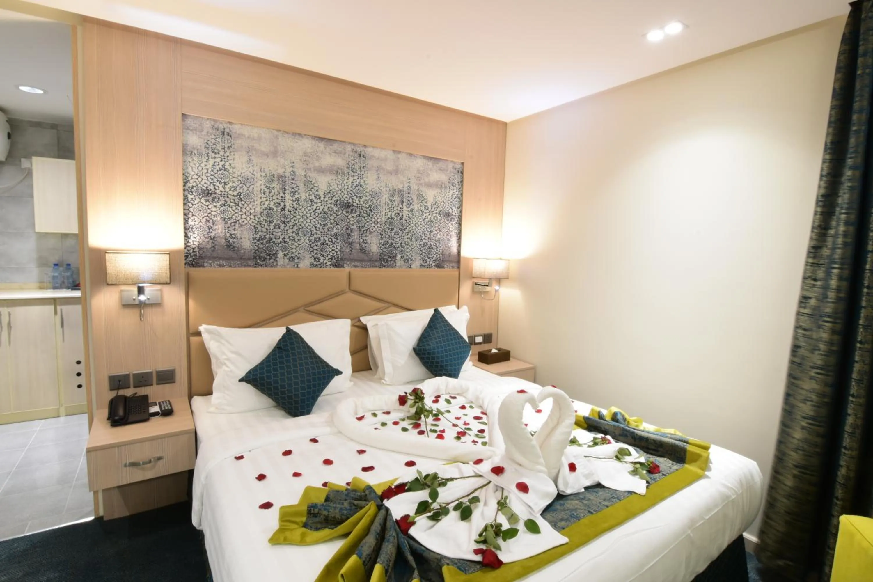 Bed in Touq Al Balad Hotel