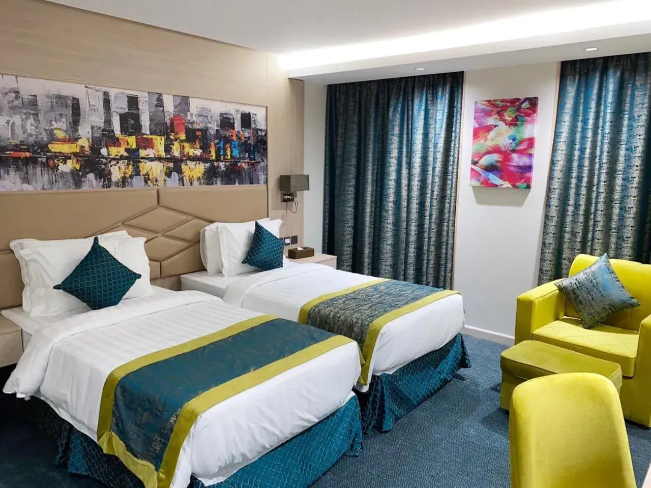 Deluxe Twin Room in Lahdat Hotel - Al Balad Deluxe Twin Room in Lahdat Hotel - Al Balad