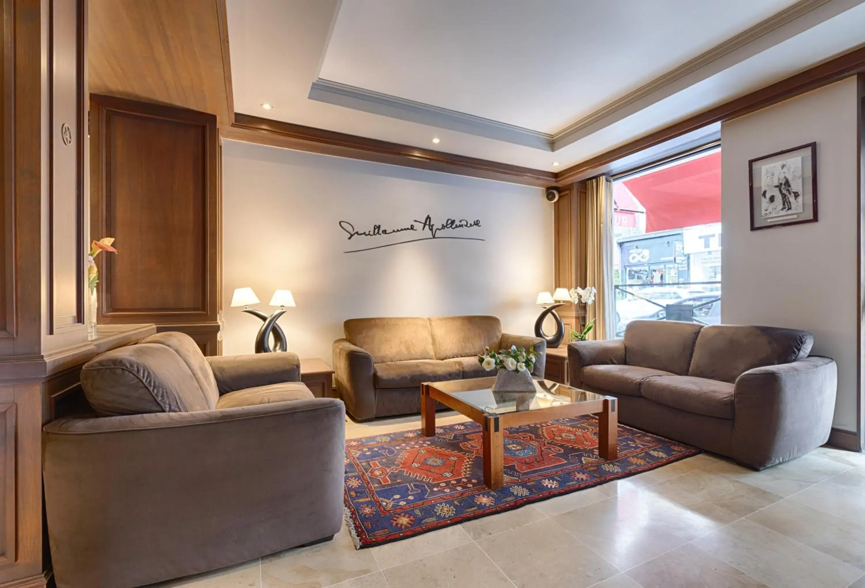 Living room in Apollinaire Living room in Apollinaire