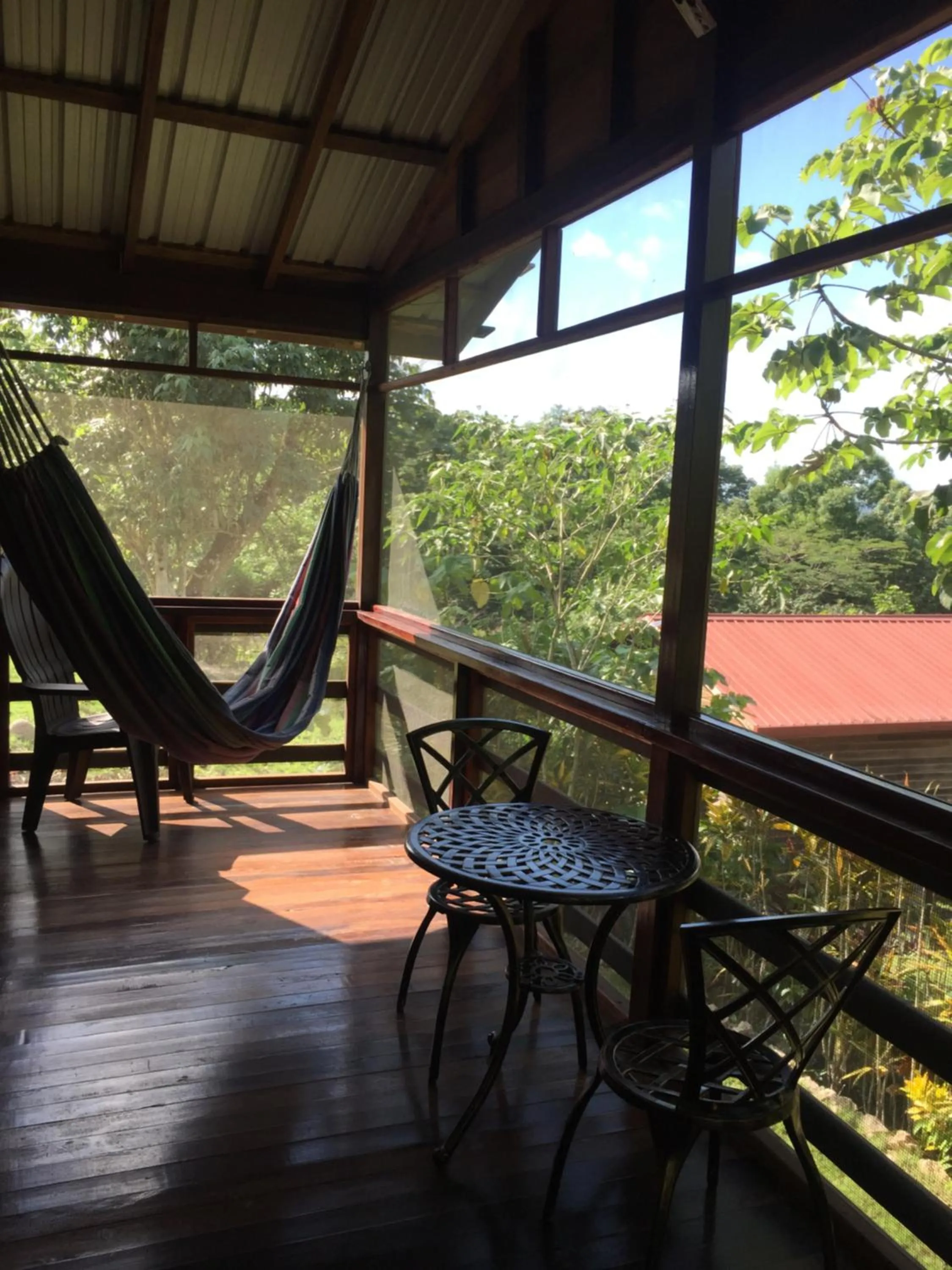 Bird's eye view in Santa Cruz Cabins