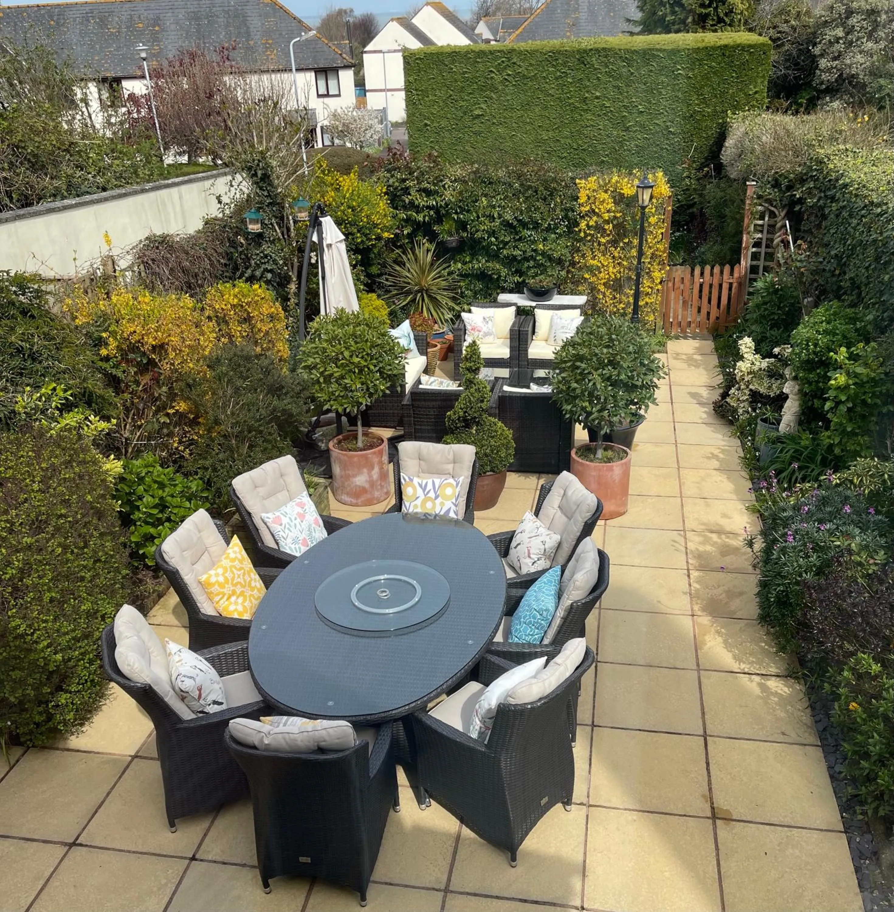 Garden in Myrtle Cottage B&B