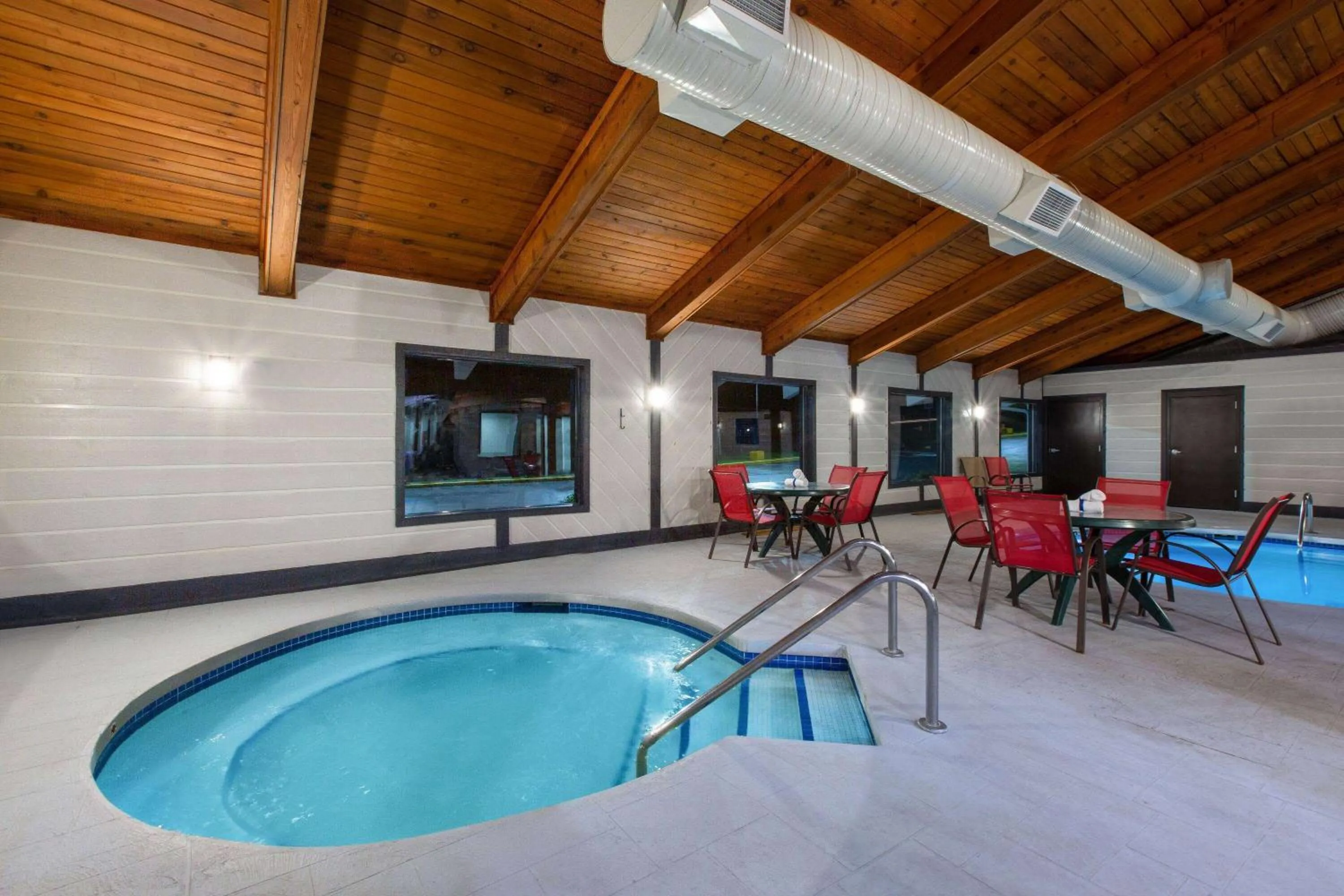 Pool view in Days Inn & Suites by Wyndham Wisconsin Dells