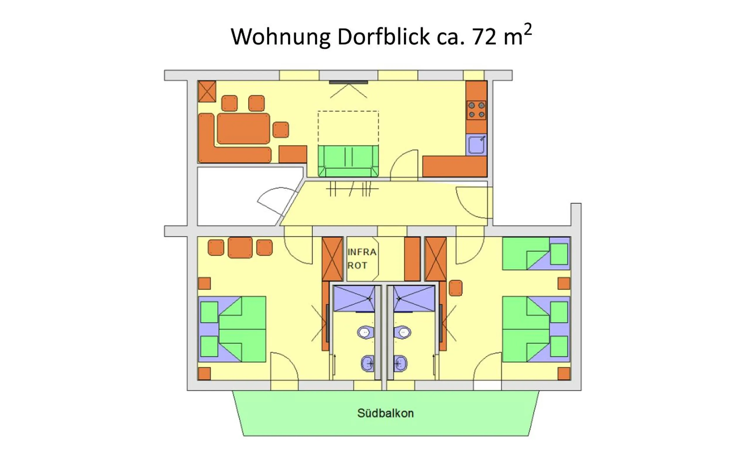Floor plan in Apart Christine - Silvrettacard-Sommer inklusive