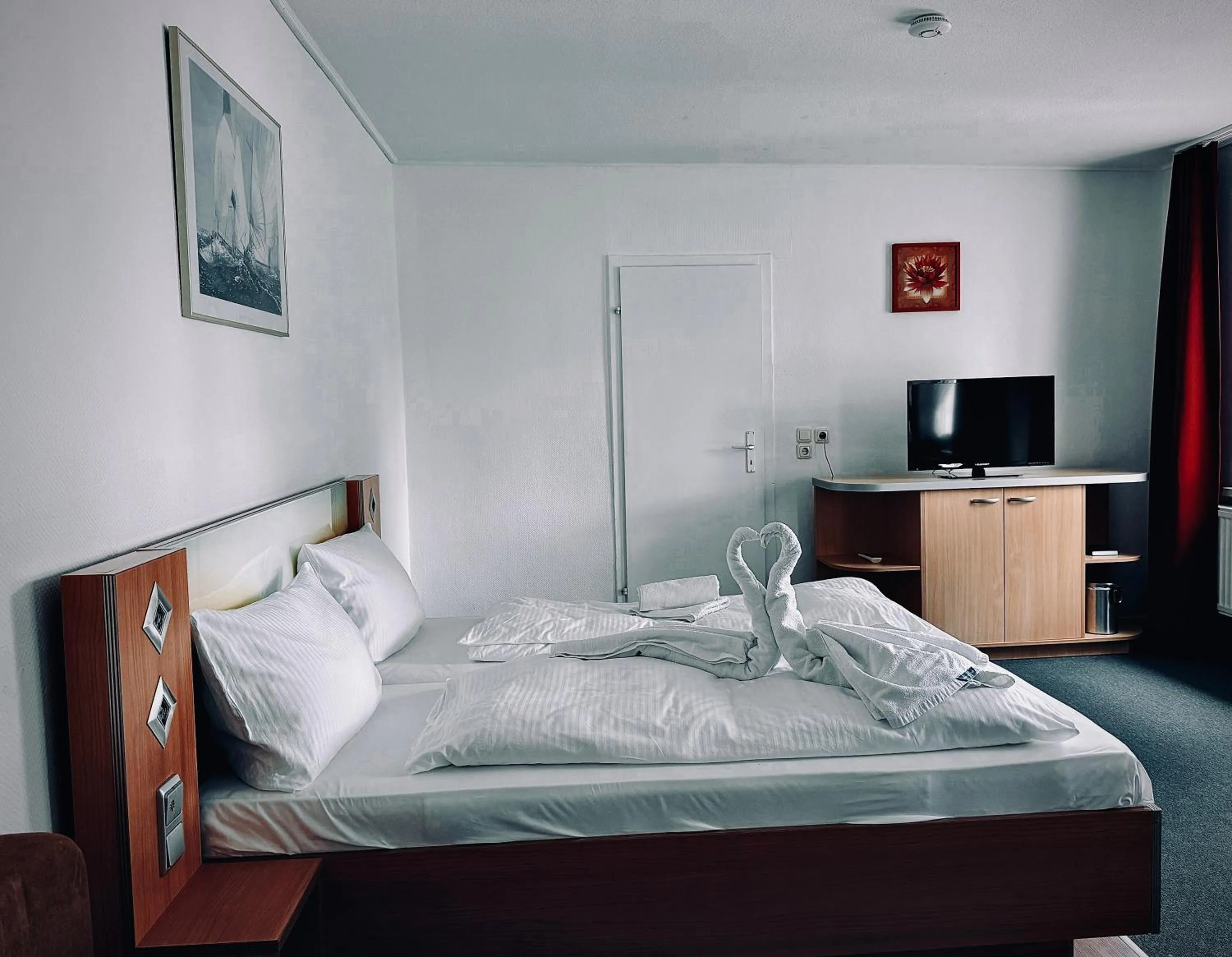 Bed in Hotel Granitz