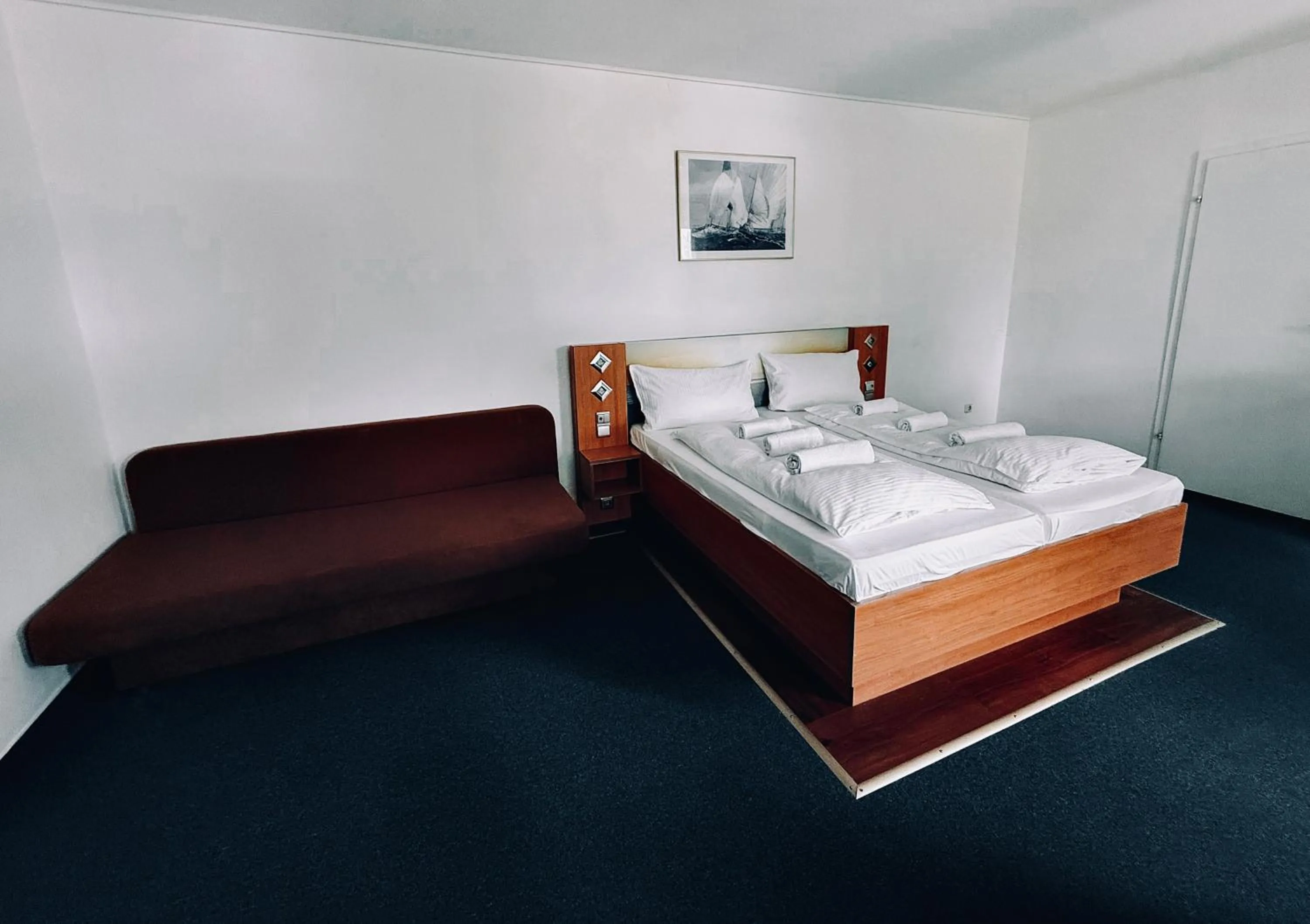 Bed in Hotel Granitz