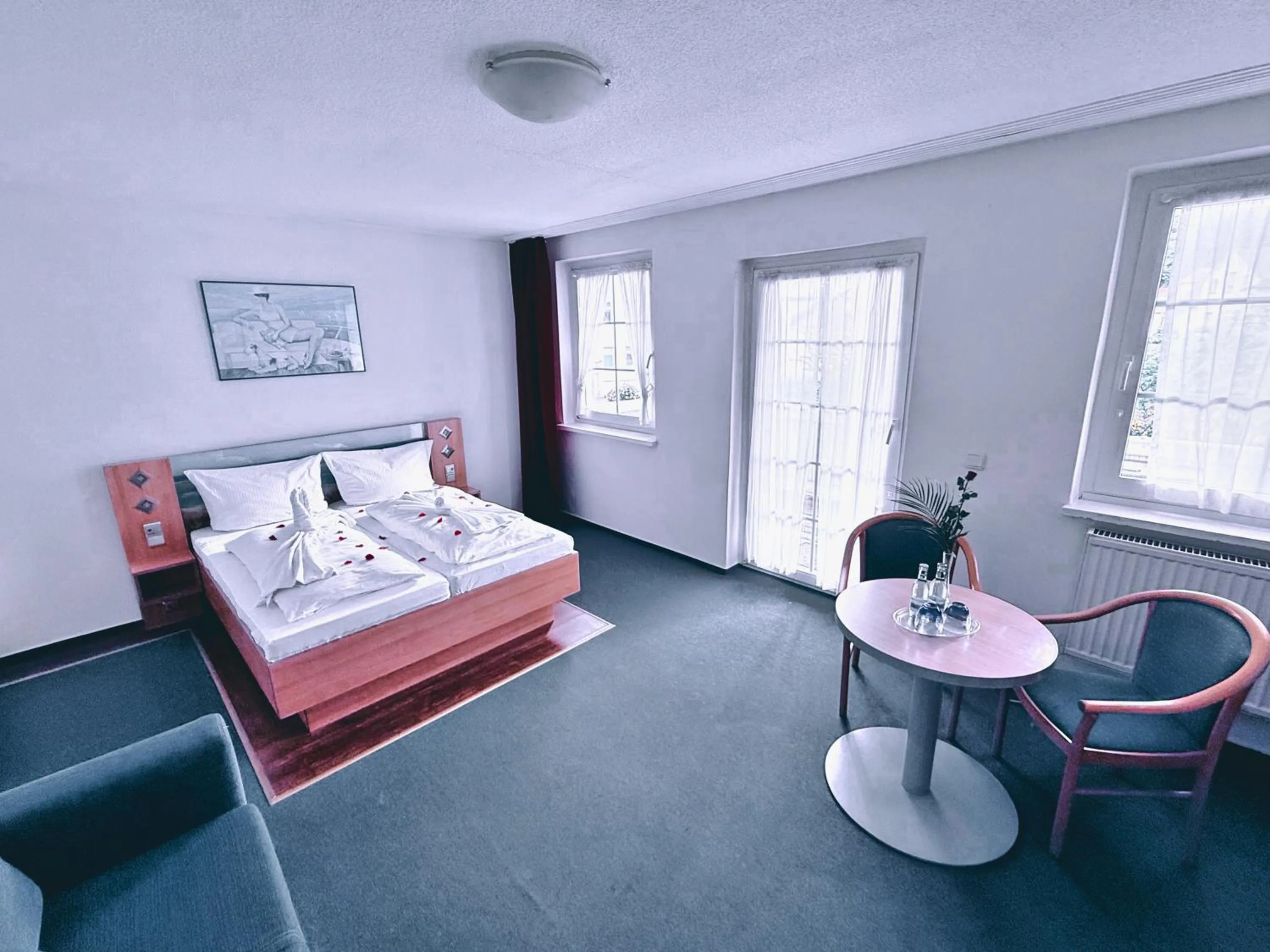 Bed in Hotel Granitz