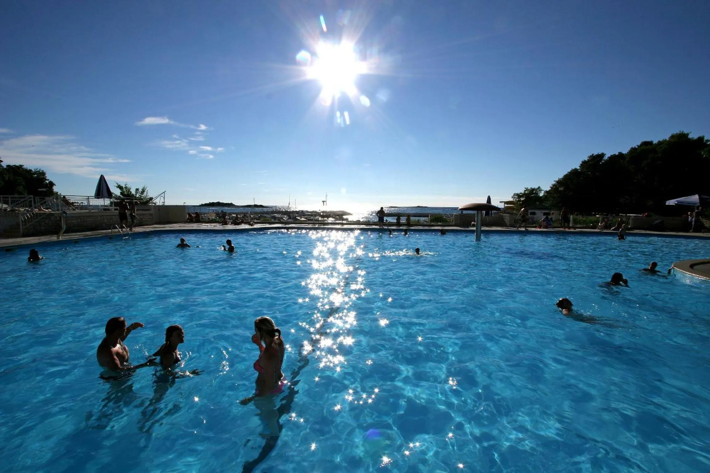 Swimming pool in Apartments Astra
