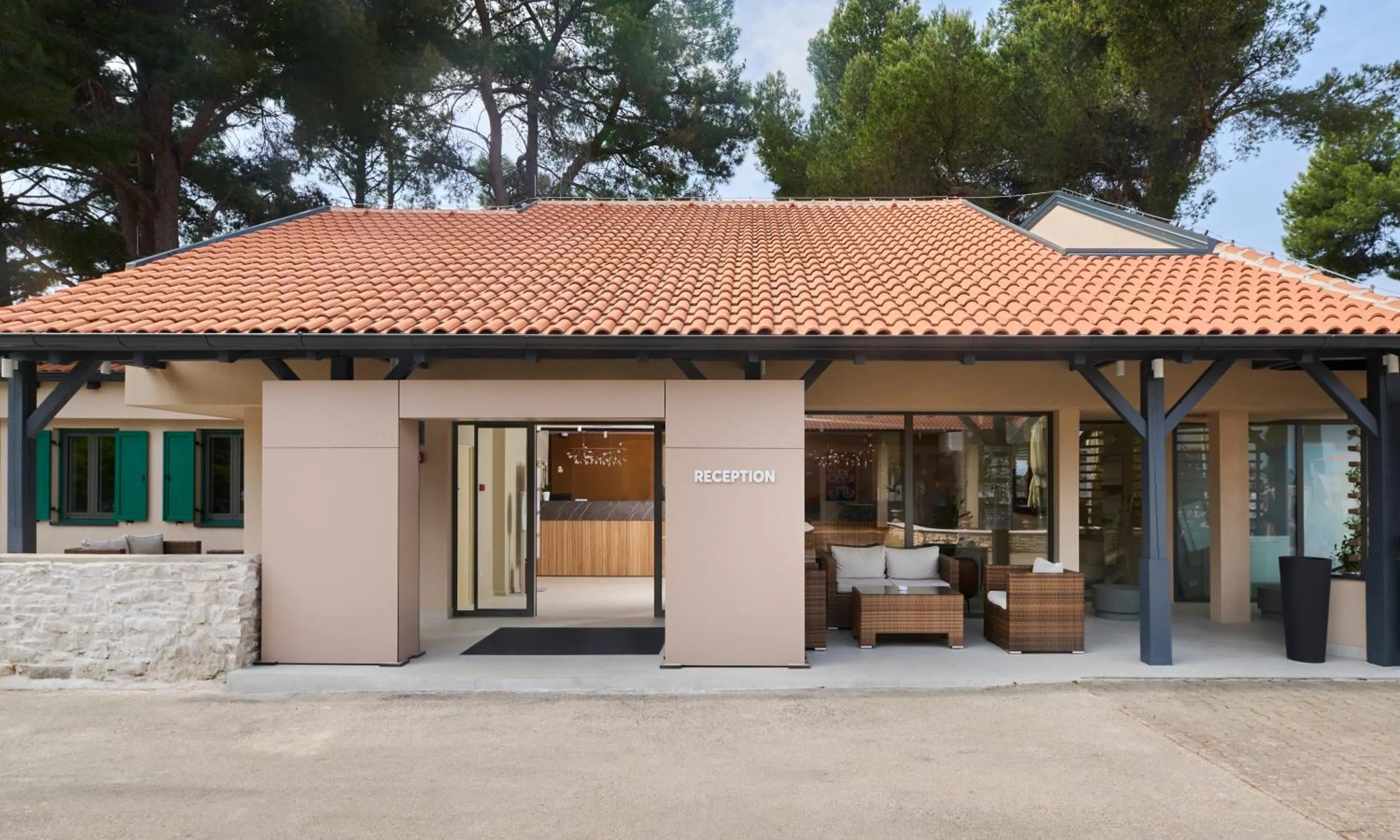 Lobby or reception in Apartments Bellevue Plava Laguna