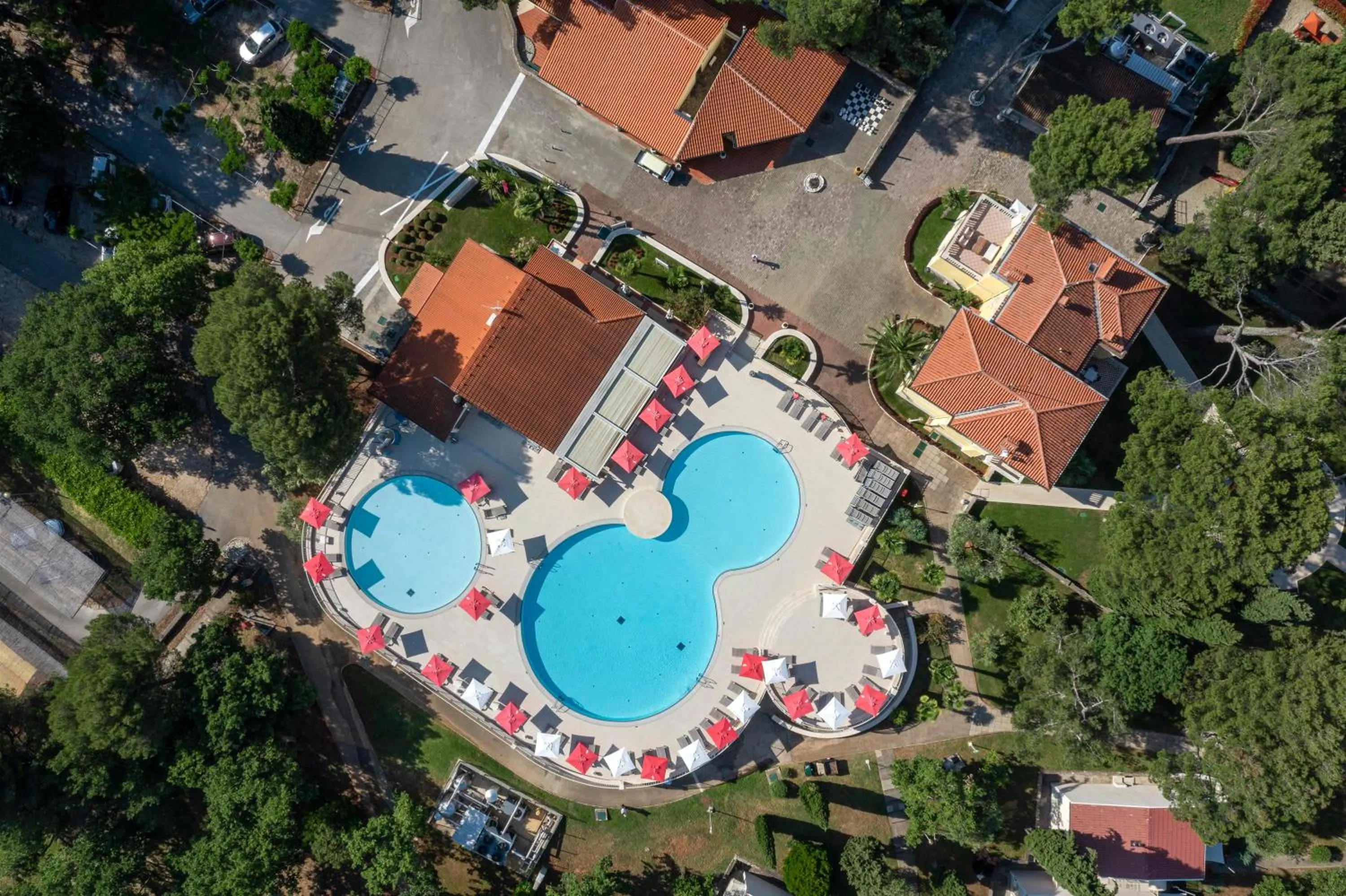 Swimming pool in Apartments Bellevue Plava Laguna