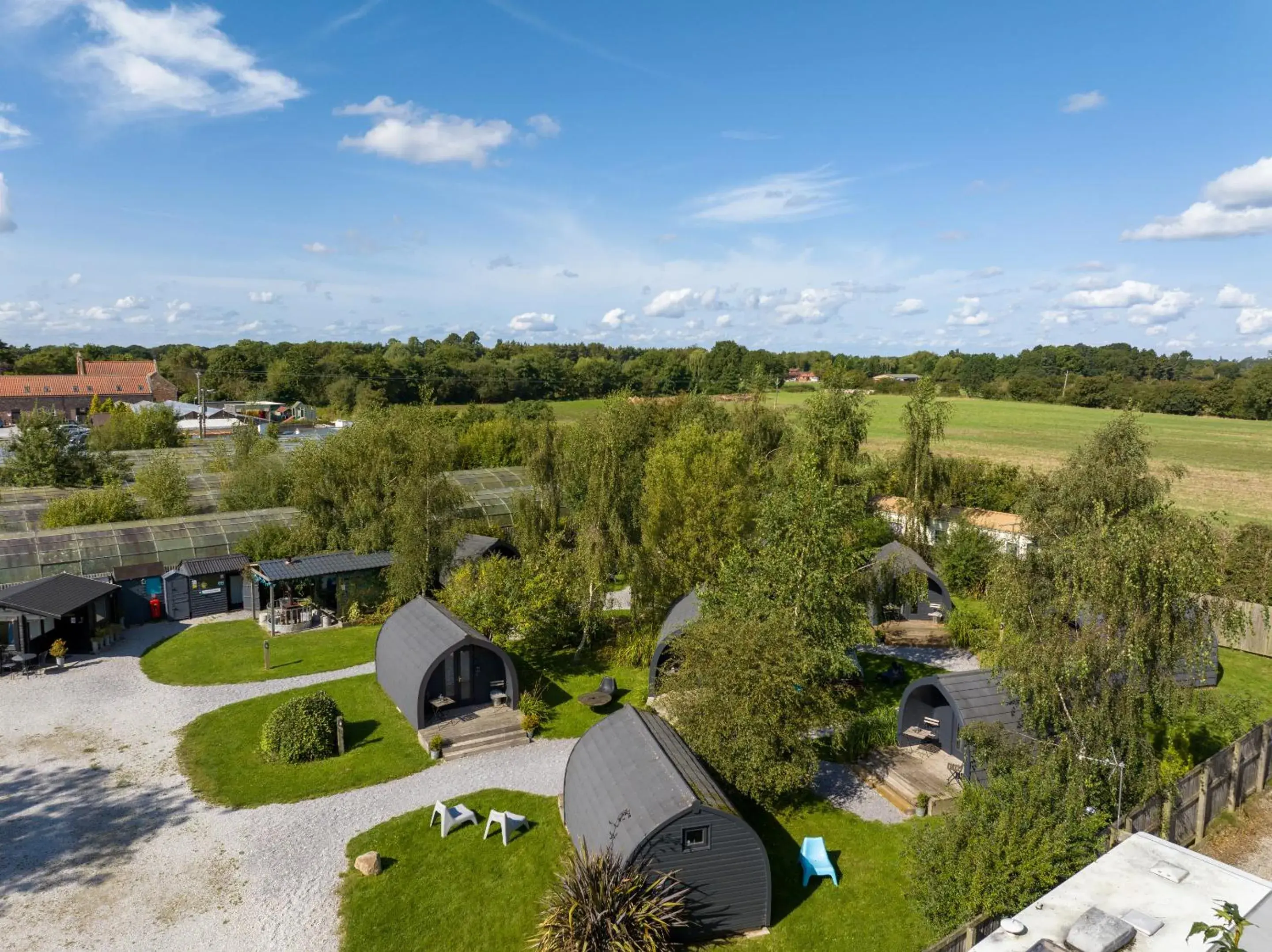 Property building in The Little Hide - Adult Only Camping Pods Property building in The Little Hide - Adult Only Camping Pods