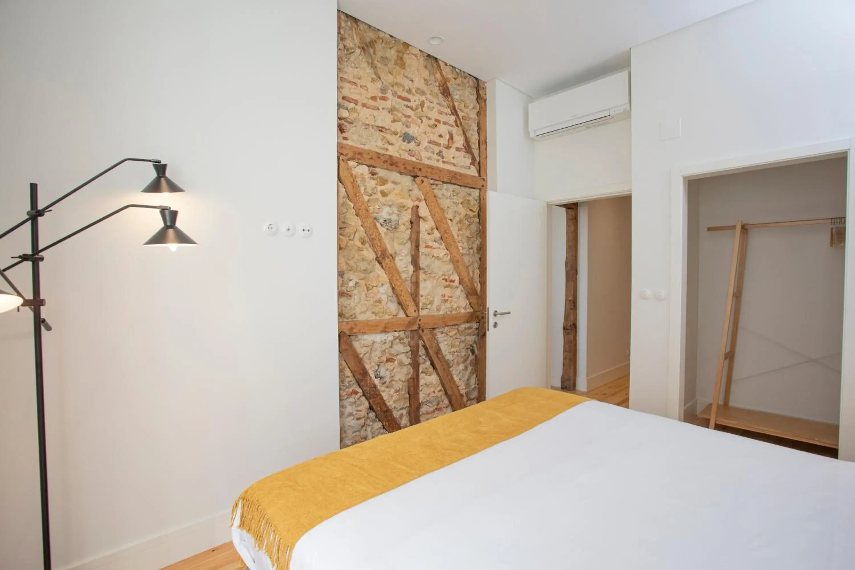 Bedroom, Bed in Montebelo Lisbon Downtown Apartments Bedroom, Bed in Montebelo Lisbon Downtown Apartments