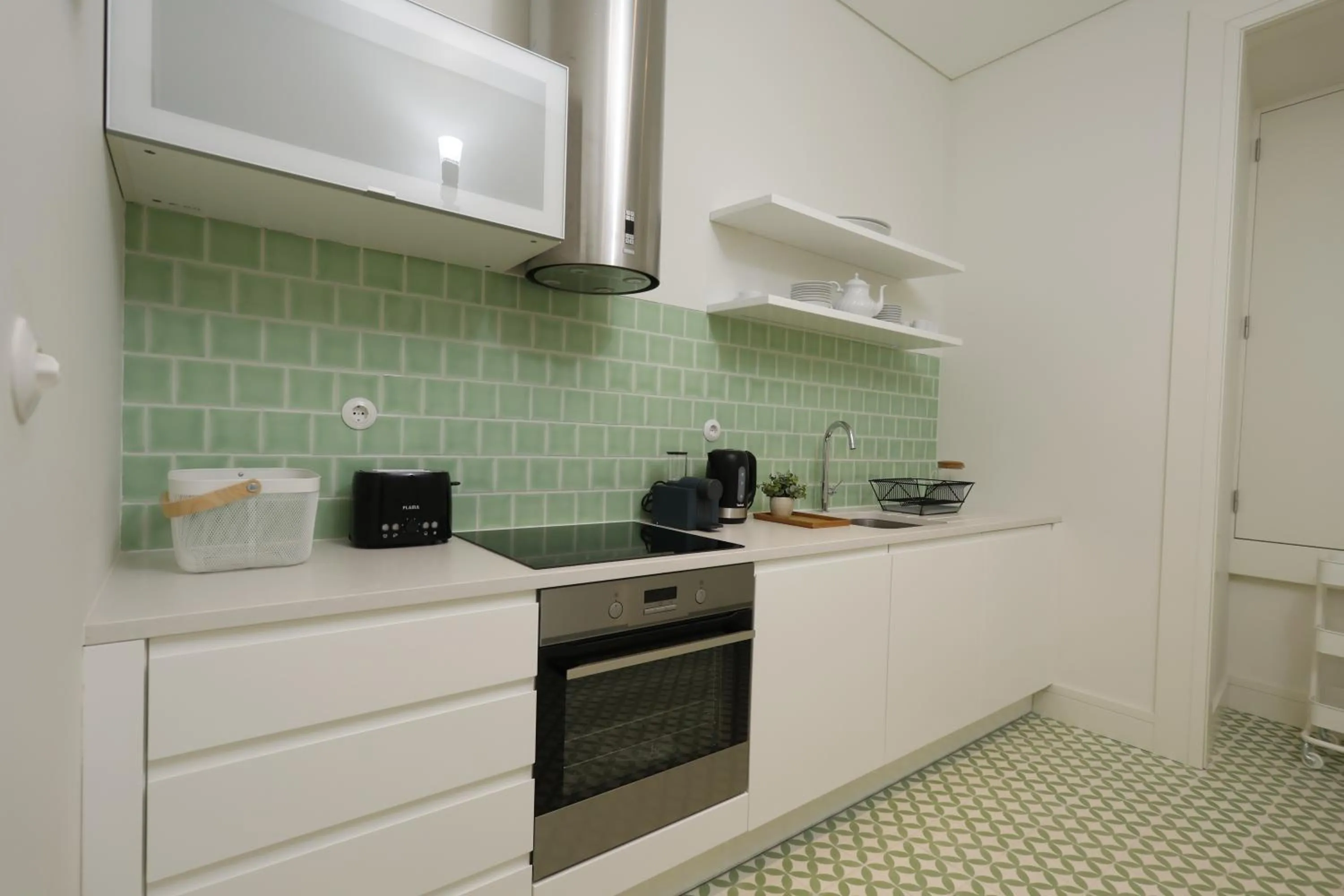 Kitchen or kitchenette in Montebelo Lisbon Downtown Apartments