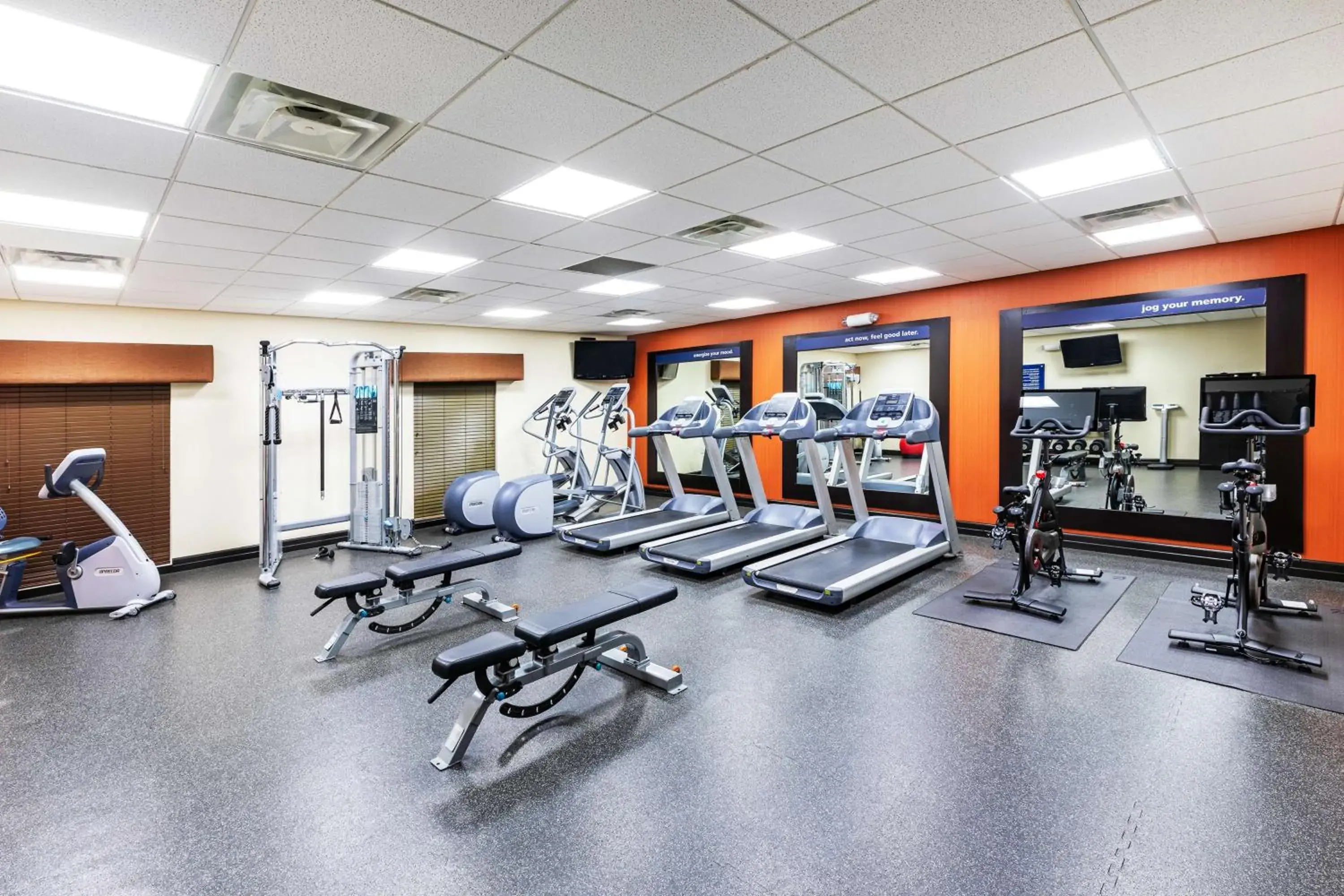 Fitness centre/facilities in Hampton Inn and Suites Houston Heights I-10 Fitness centre/facilities in Hampton Inn and Suites Houston Heights I-10