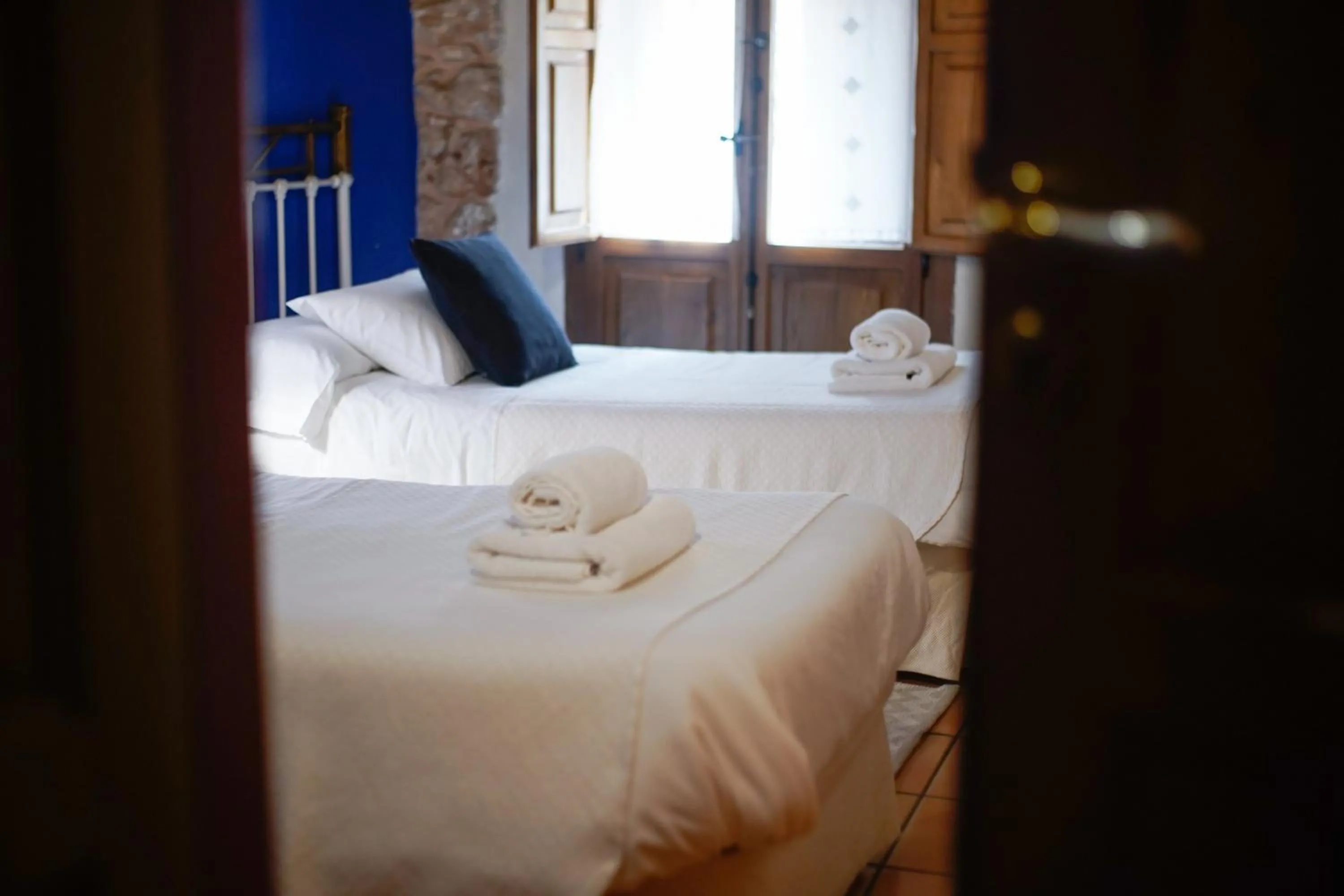 Bed in Hotel Rural El Zaguán
