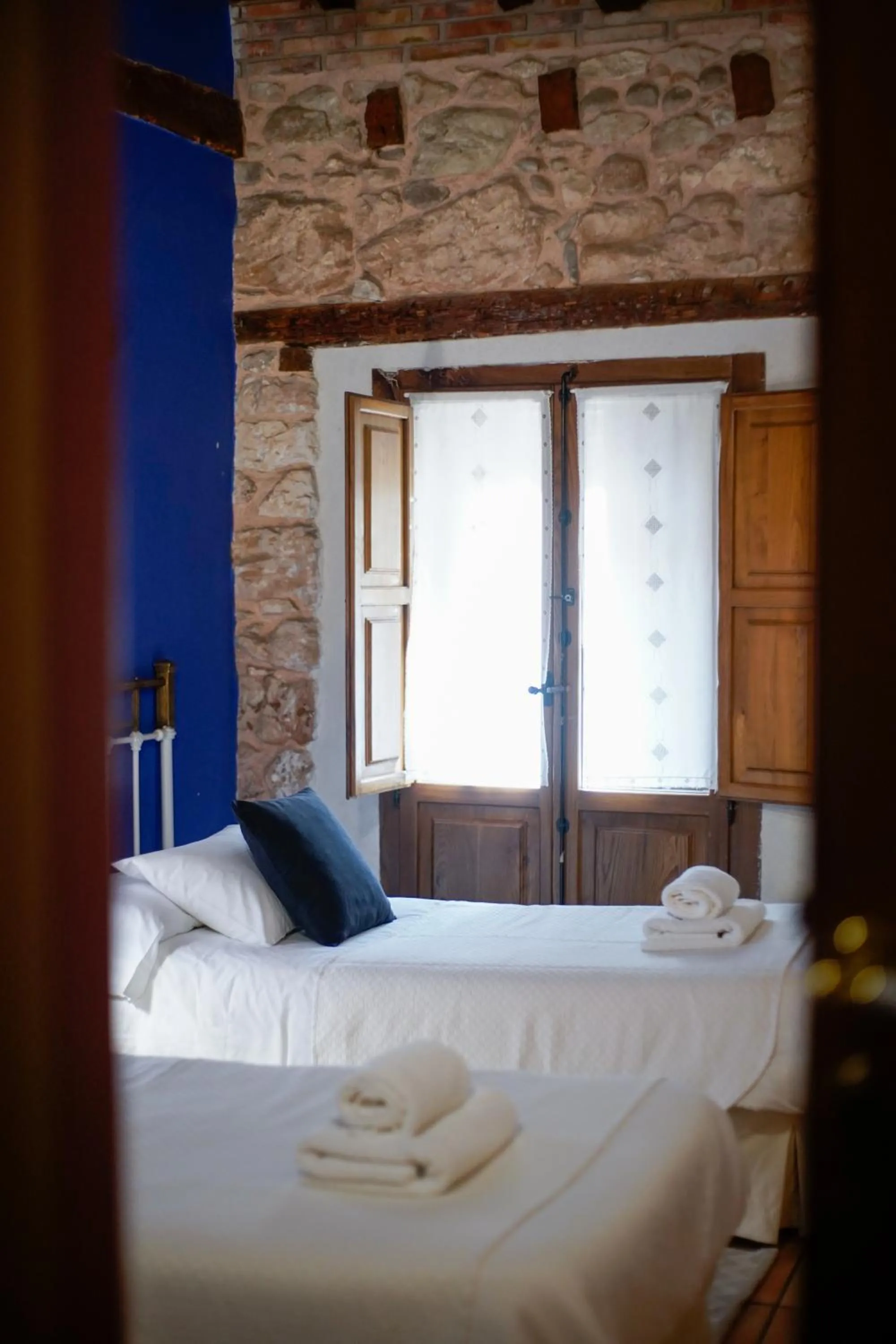 Bed in Hotel Rural El Zaguán