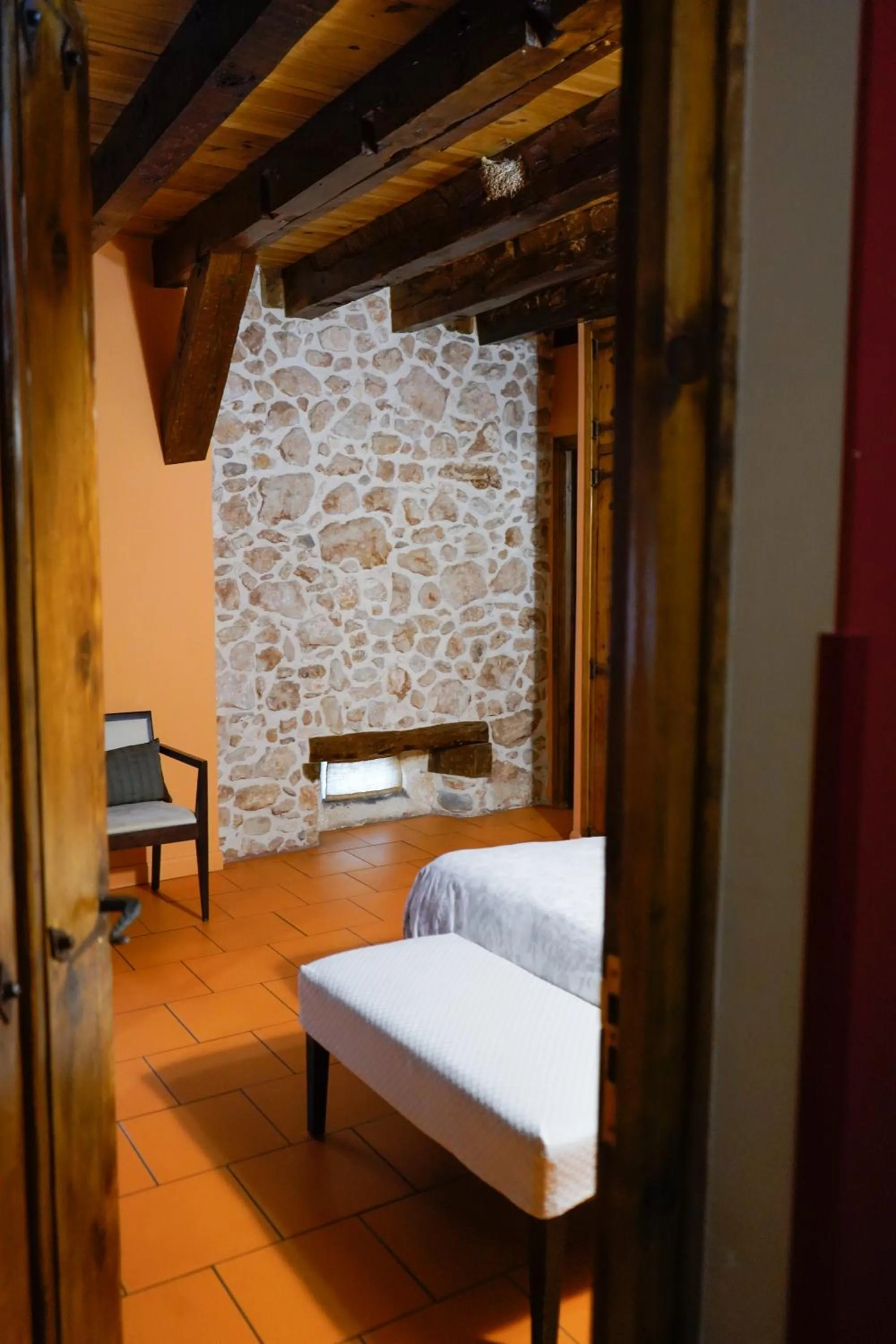Bed in Hotel Rural El Zaguán