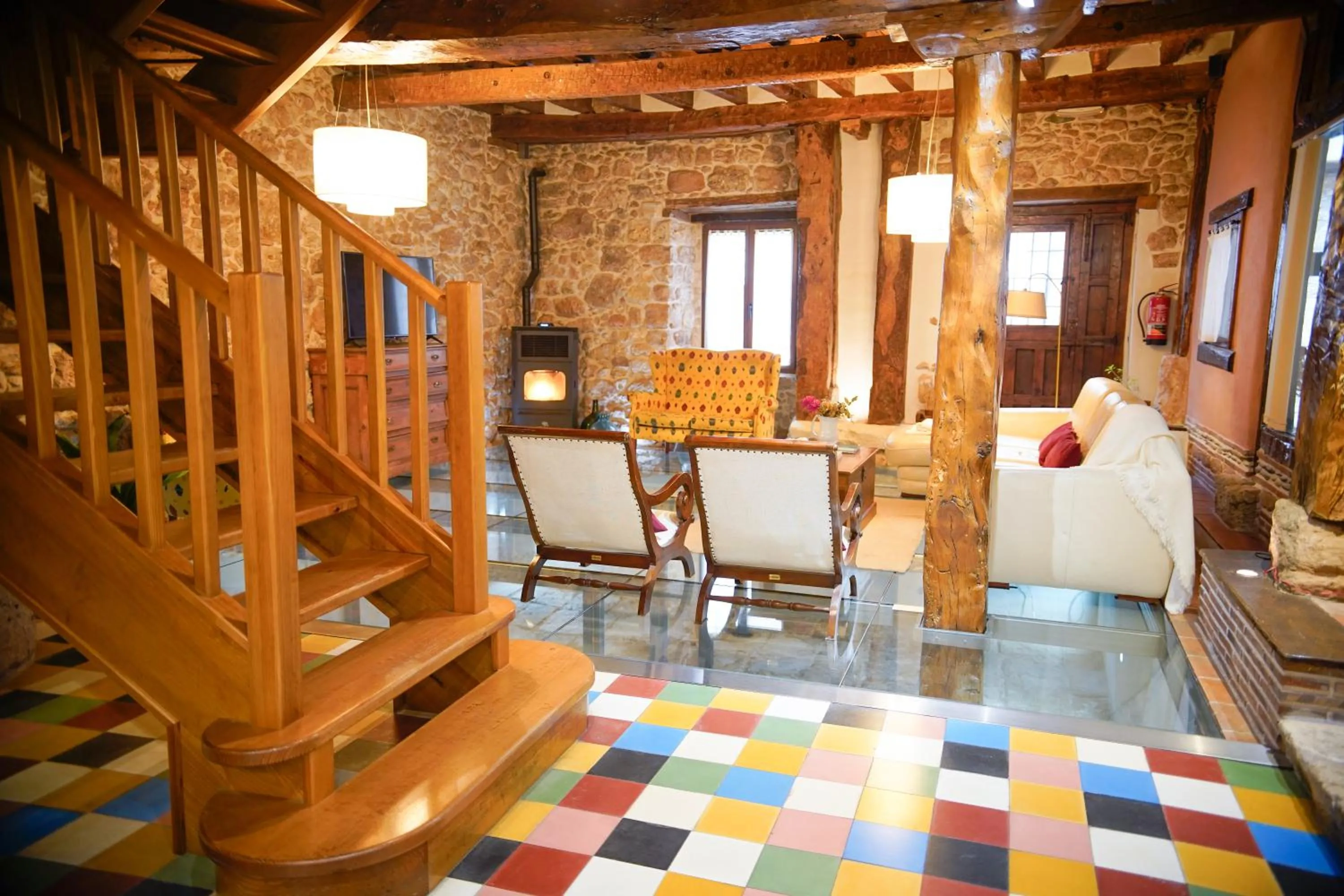 Living room in Hotel Rural El Zaguán