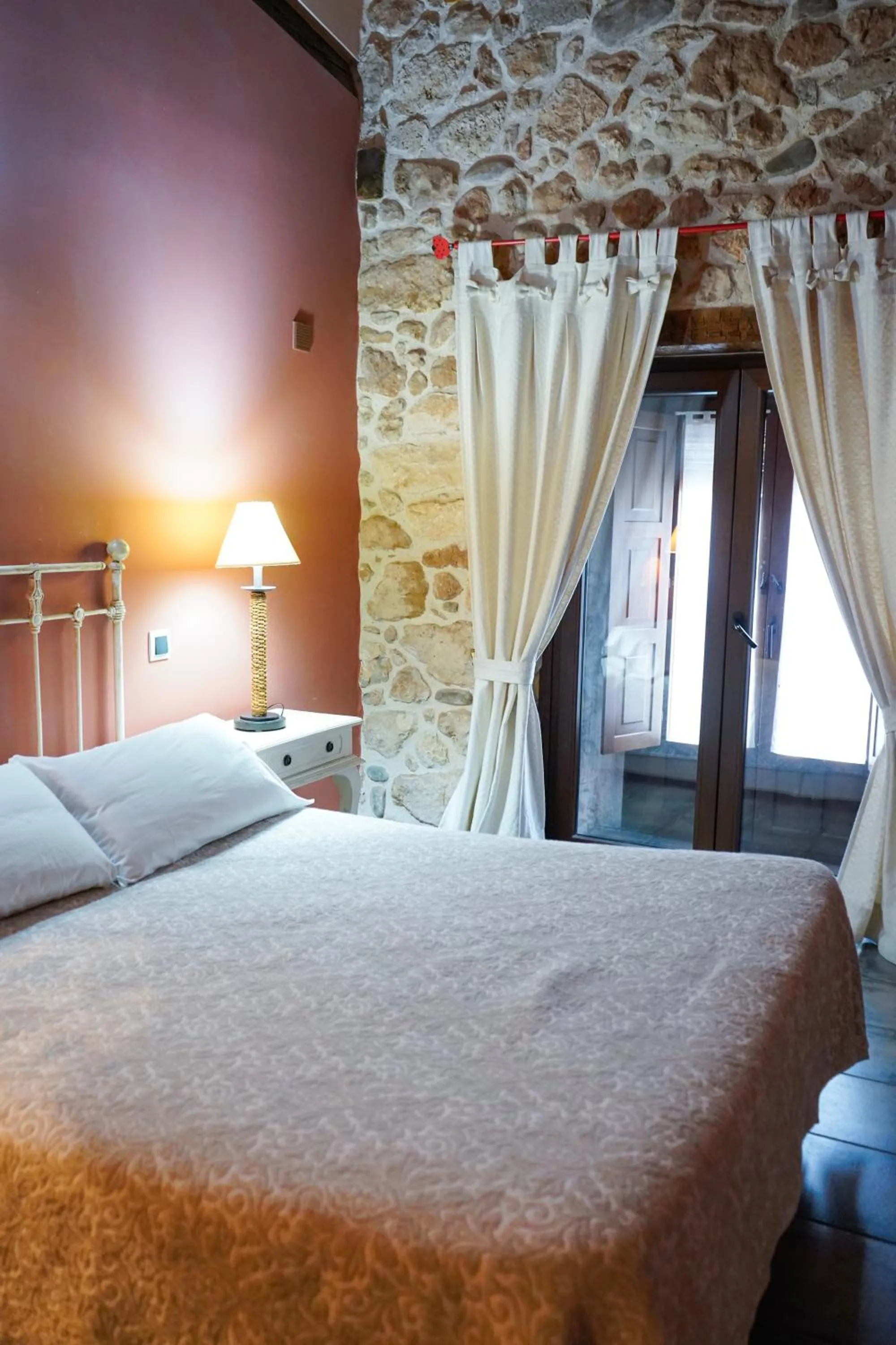 Bed in Hotel Rural El Zaguán