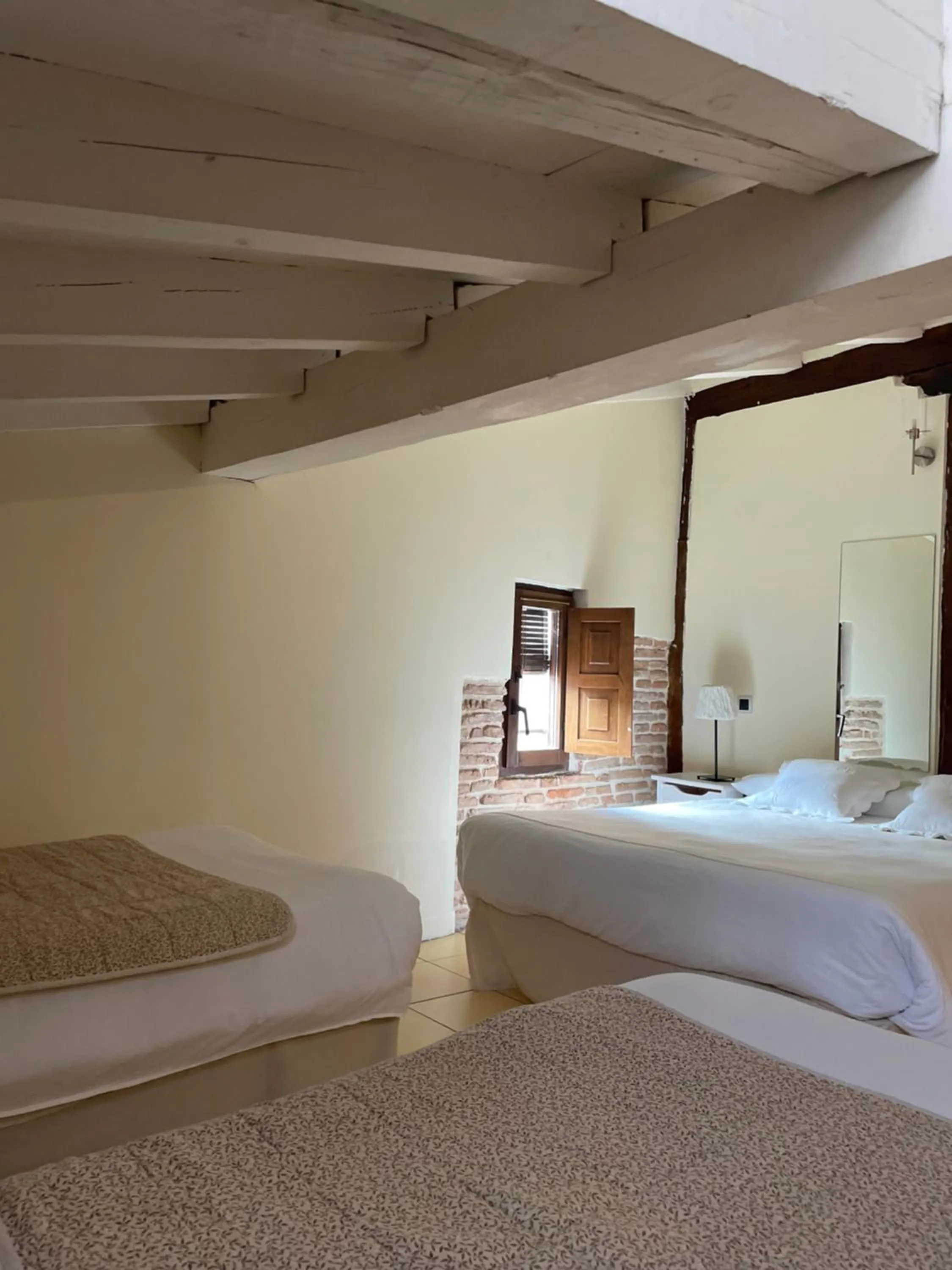 Bed in Hotel Rural El Zaguán