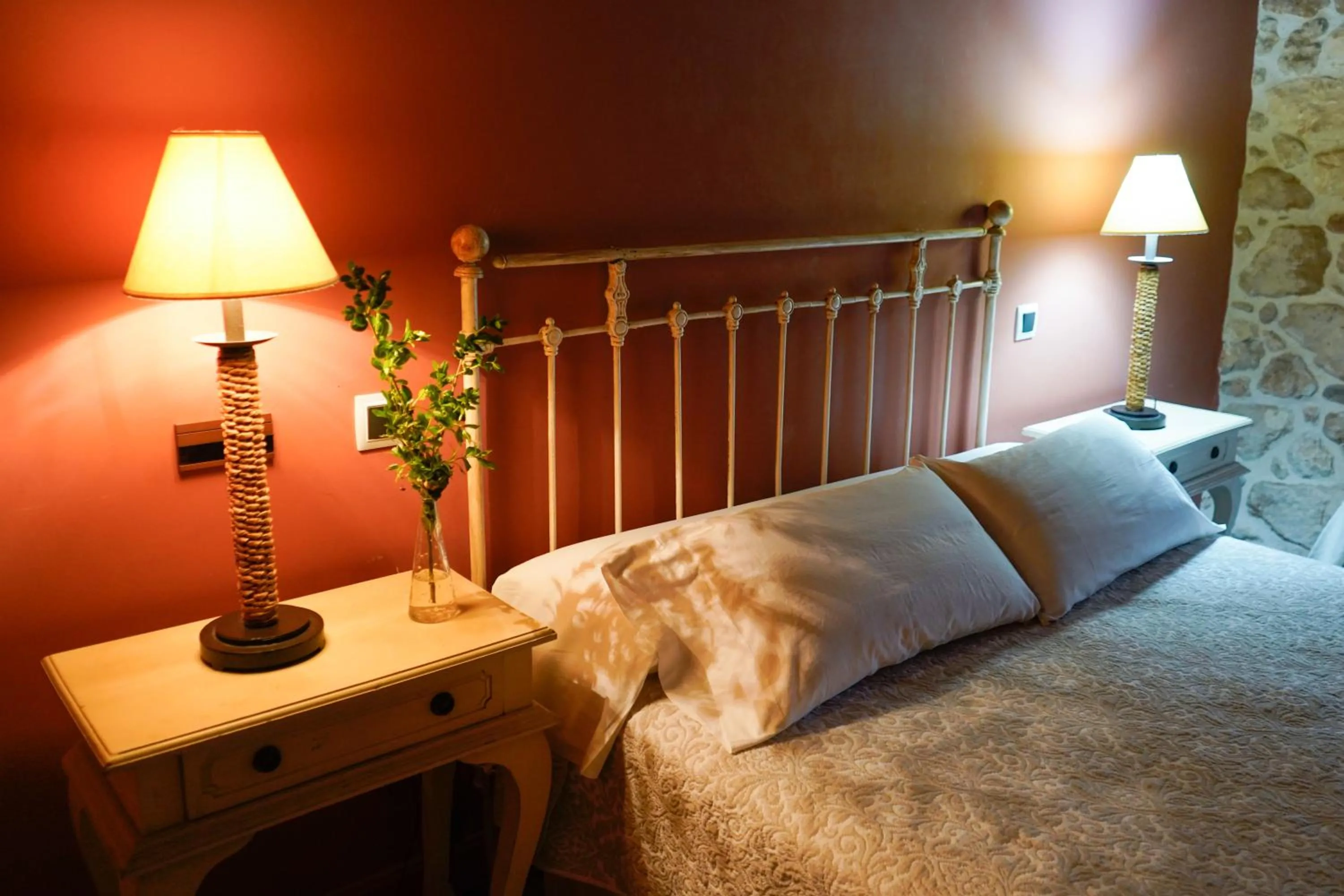 Bed in Hotel Rural El Zaguán