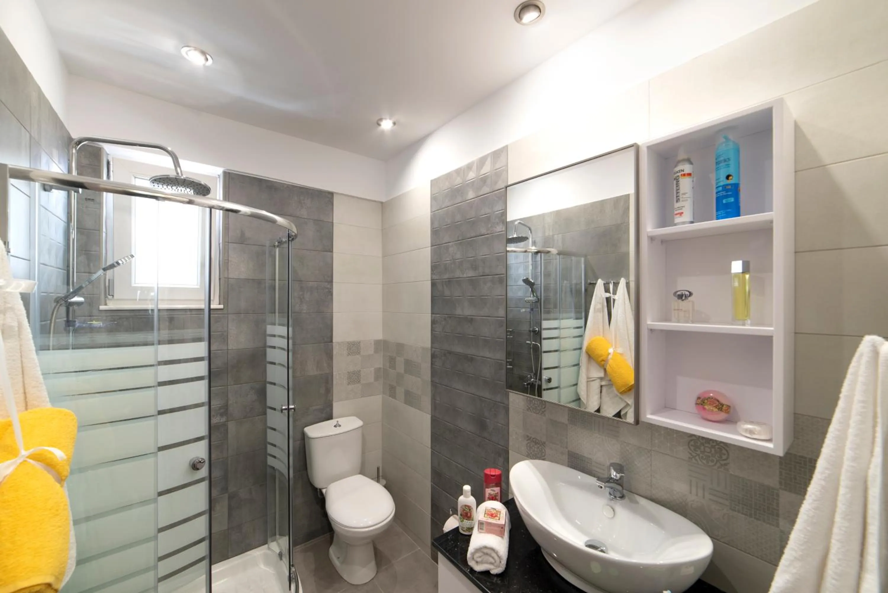 Bathroom in Chania Design Suites