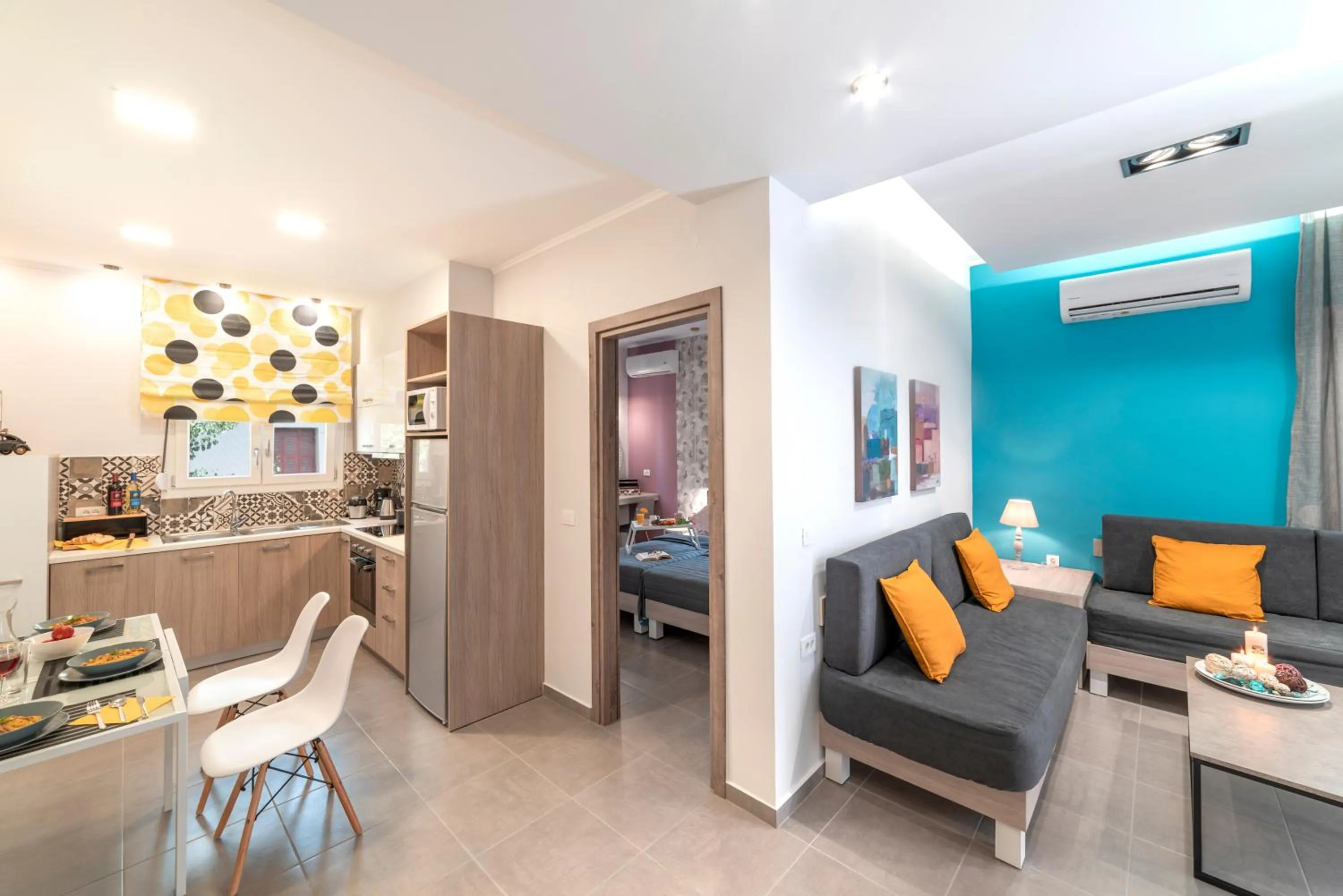 Kitchen or kitchenette in Chania Design Suites