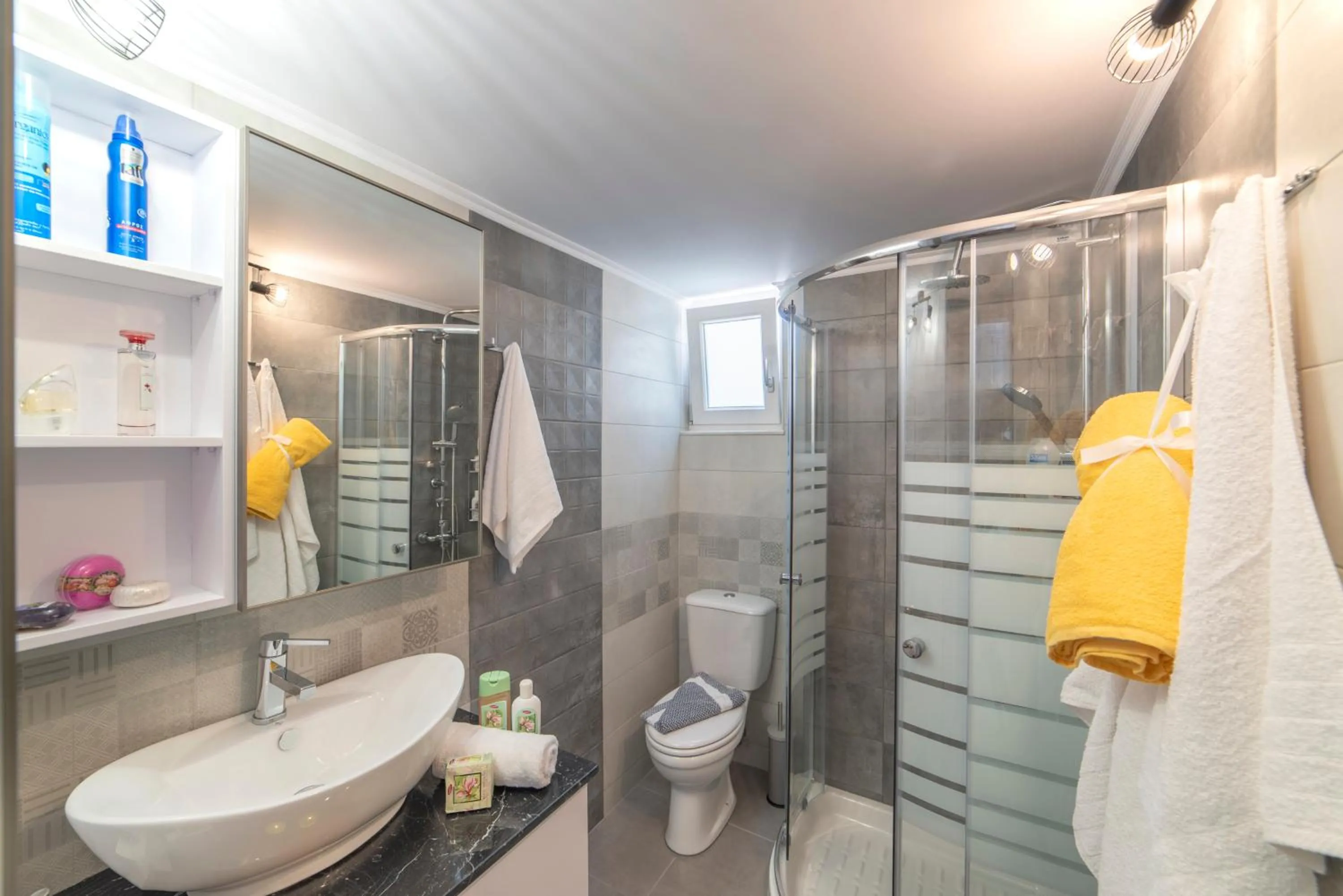 Shower in Chania Design Suites